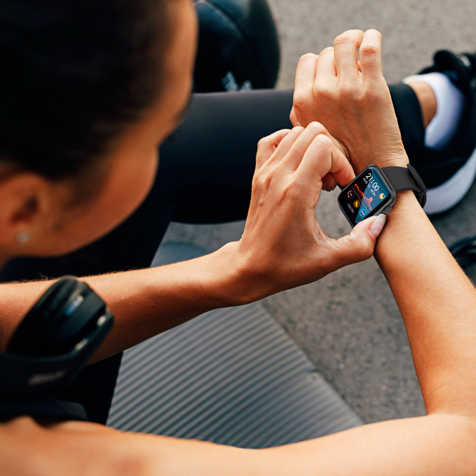 Reloj Inteligente Tecno Watch 1 Ip65 Bluetooth