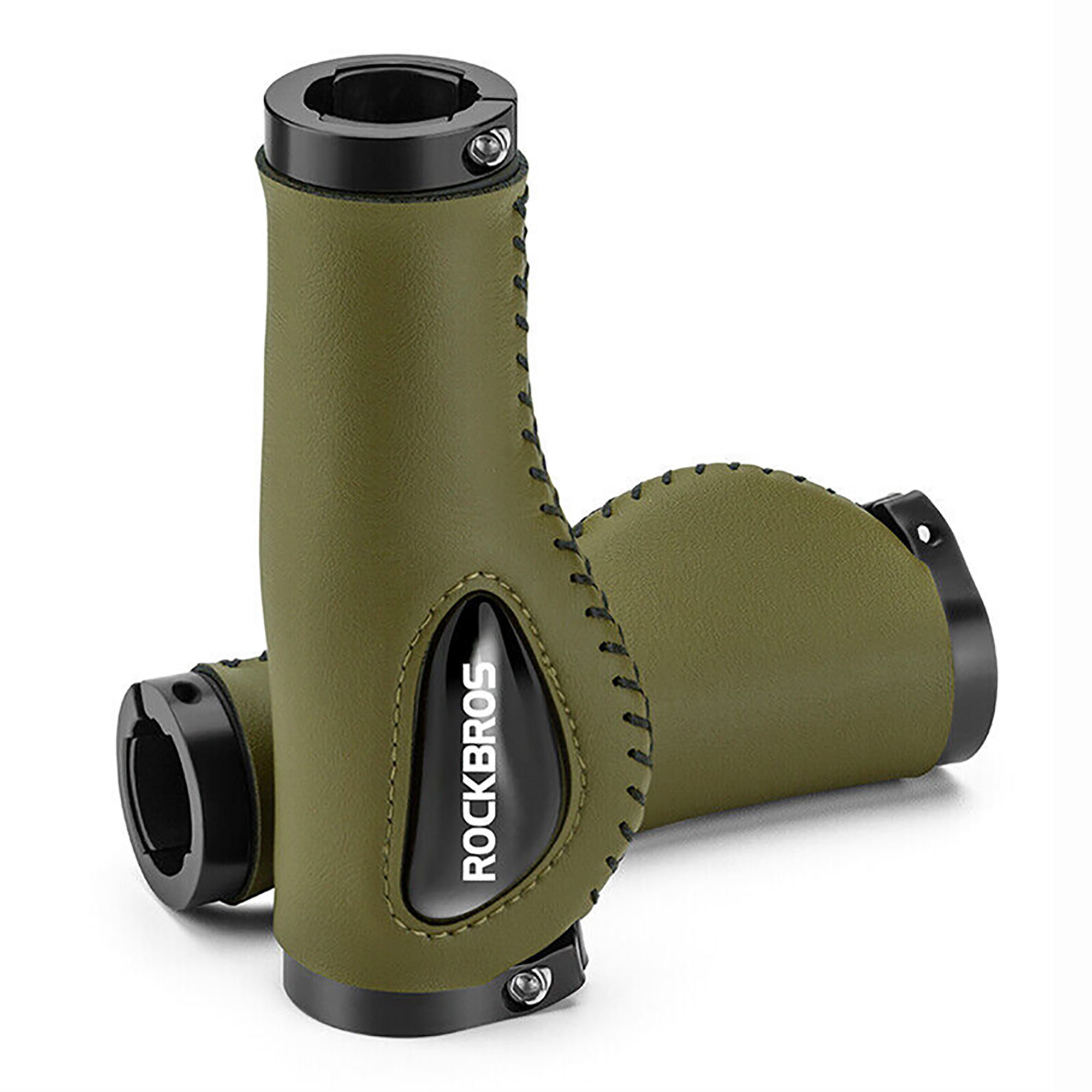 Puos Ergonmicos De Cuero Para Bicicleta Rockbros