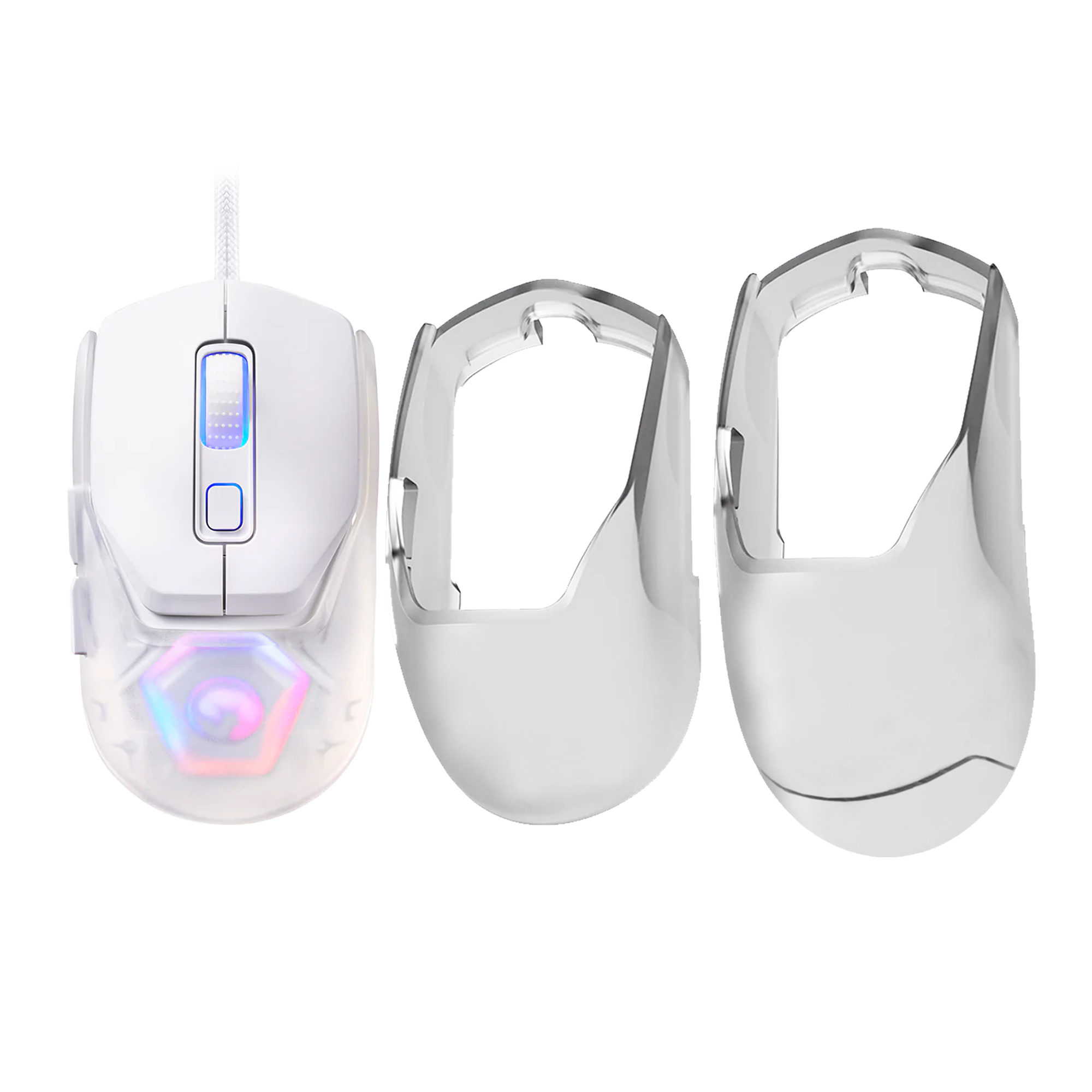 Mouse Gaming Marvo 12000dpi RGB Puos Intercambiables