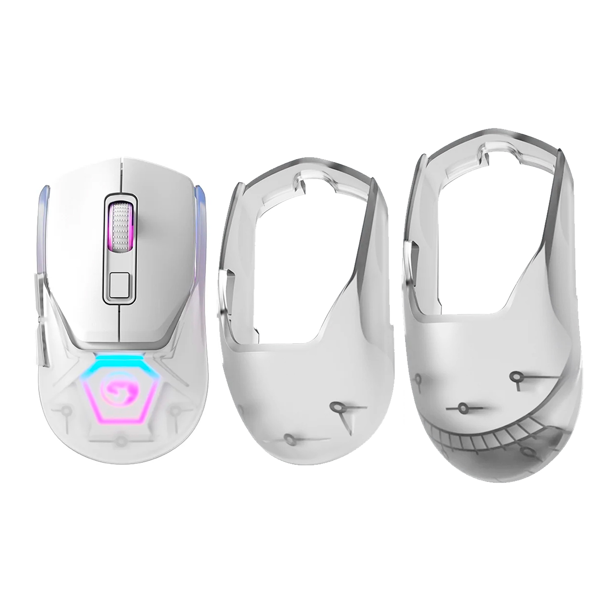 Mouse Gaming Bt Marvo Pro 19000dpi RGB Puos Intercambiables