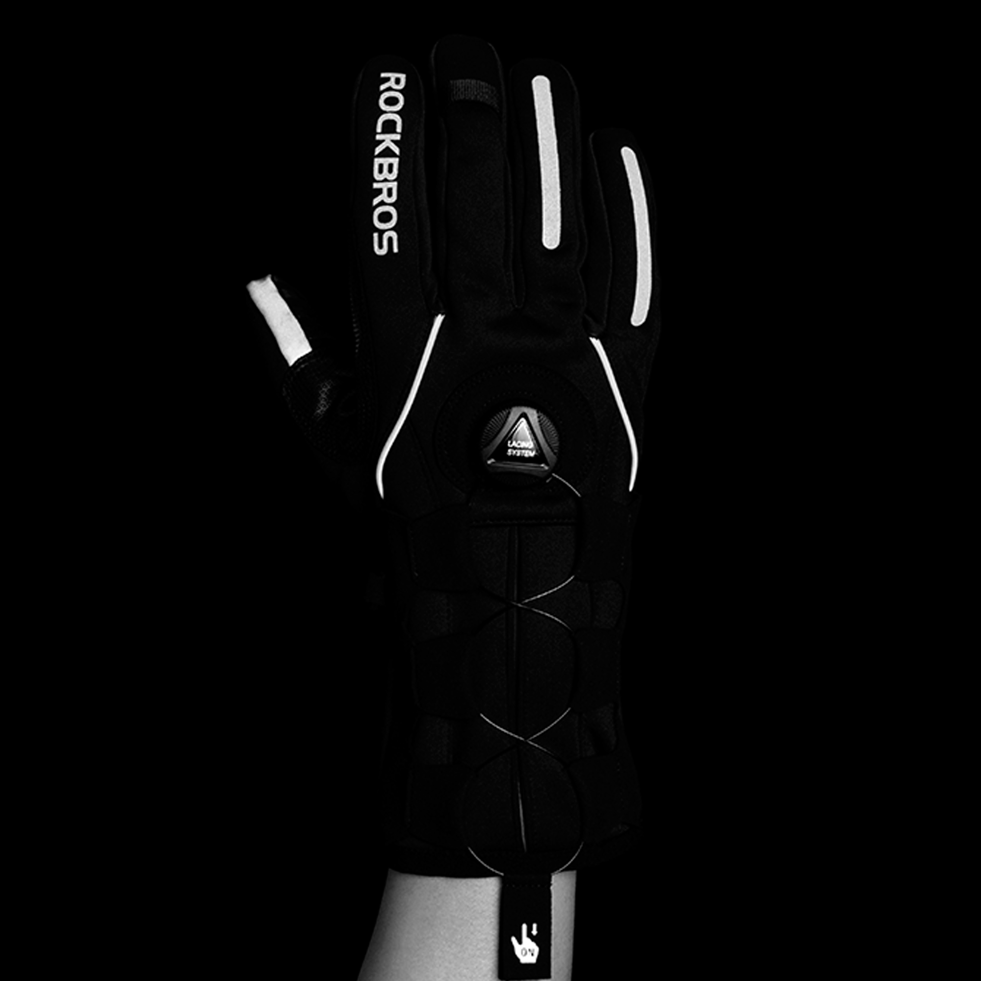 Guantes De Invierno Rockbros Antideslizantes Xl