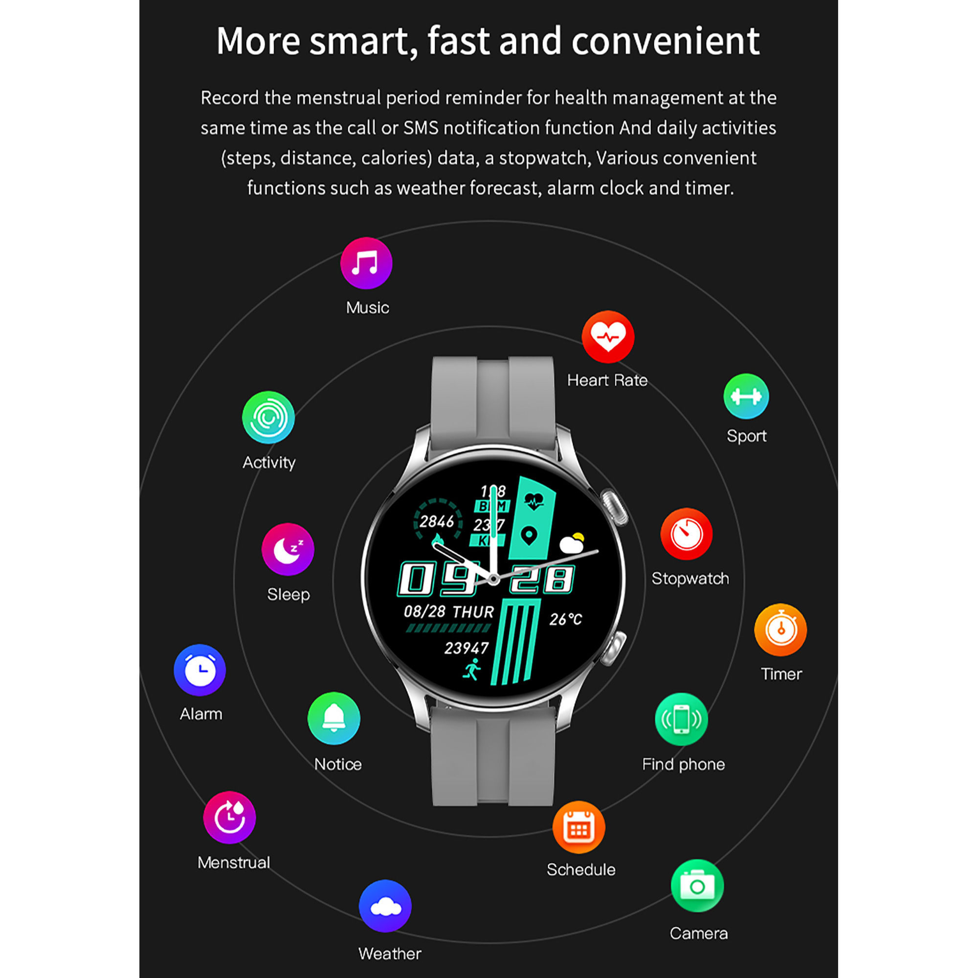 Reloj Hyundai P280 - Rosado