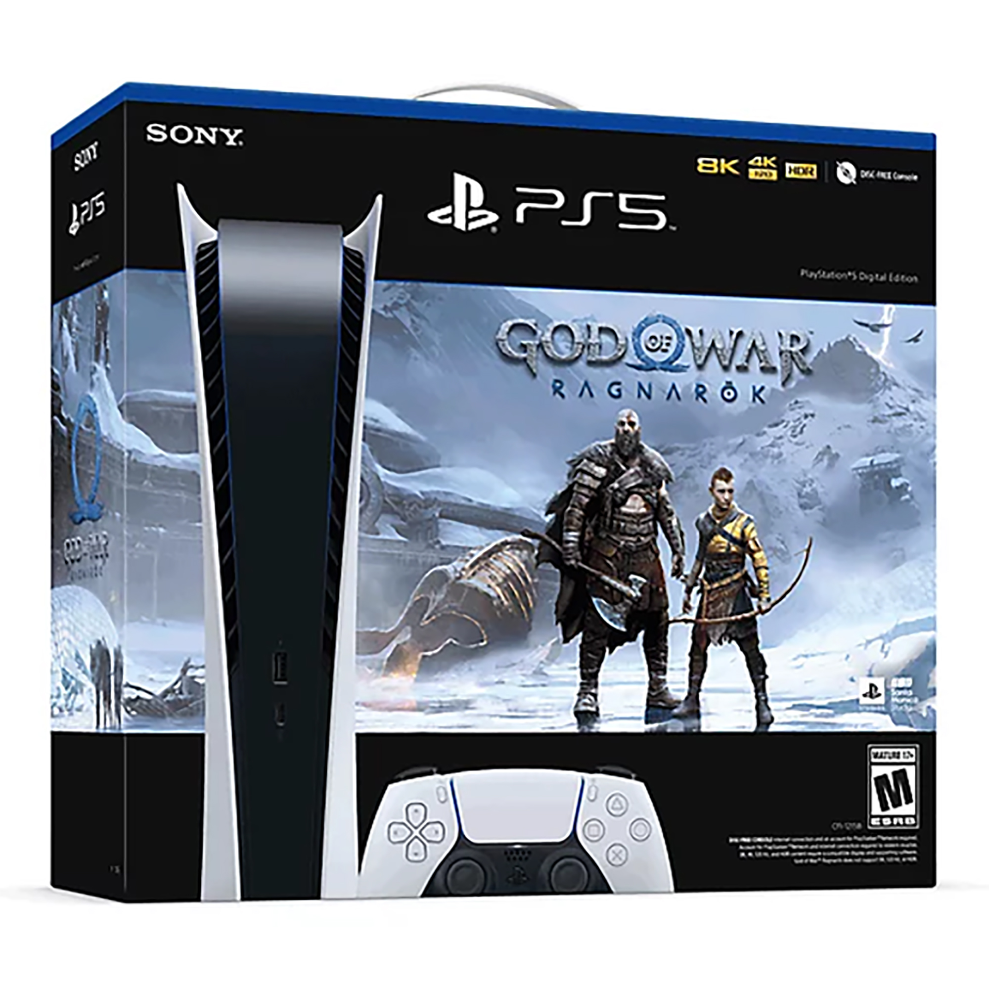 Consola Digital Ps5 Sony 16gb 825gb God of War Ragnarok