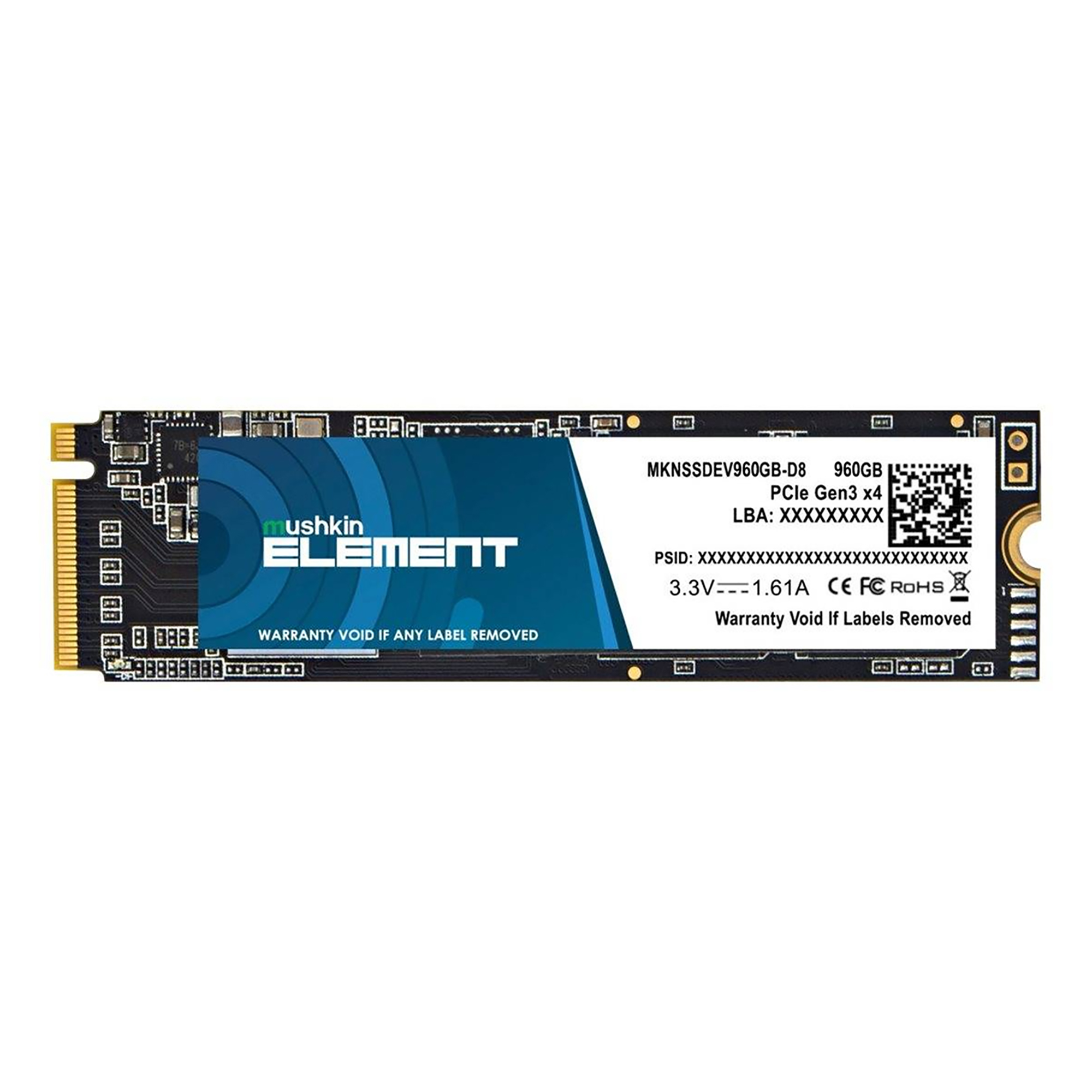Disco Sólido 2,5'' 960gb Mushkin Element Pcie