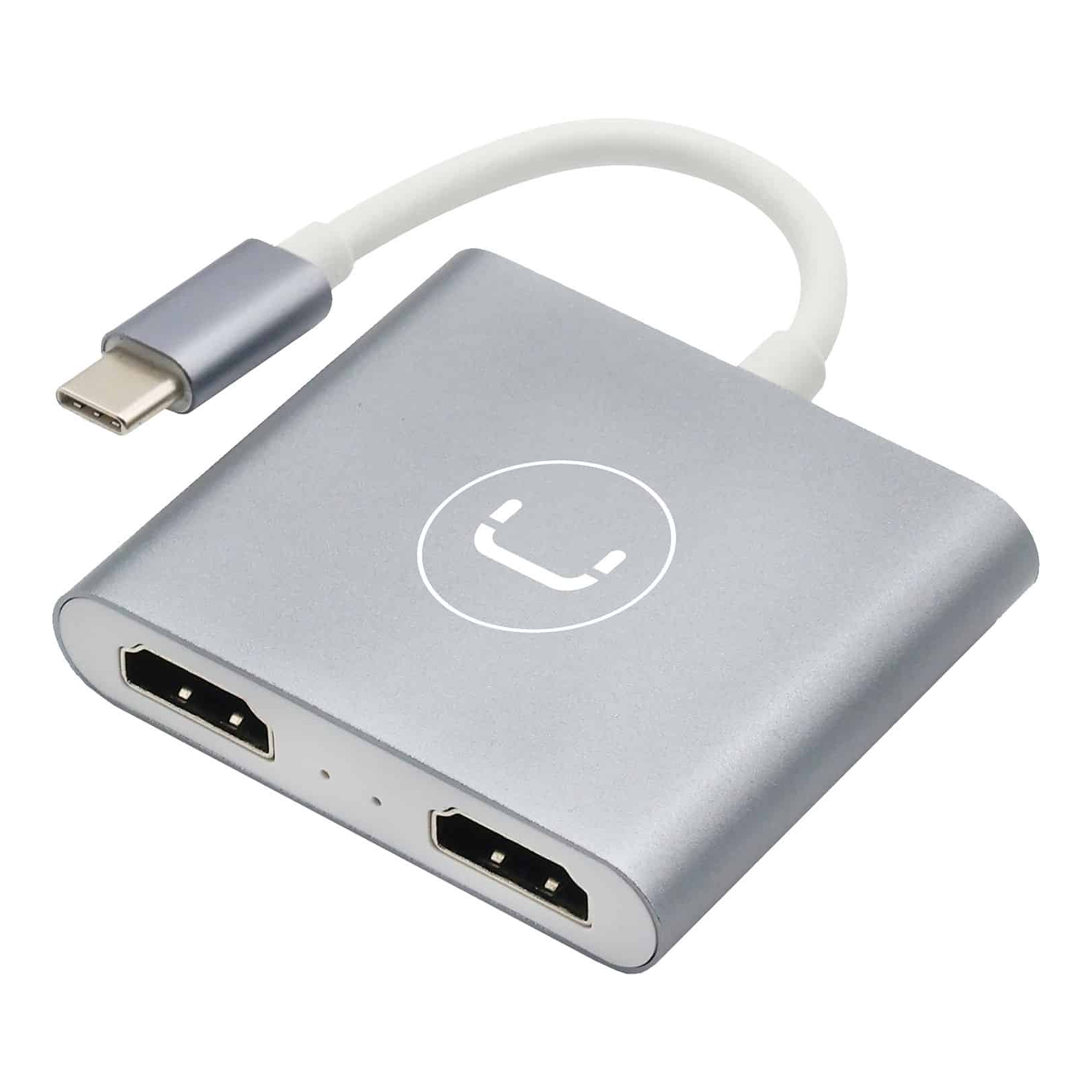 Hub Usb C A Hdmi Unno Hb1103sv 2 Puertos 4k