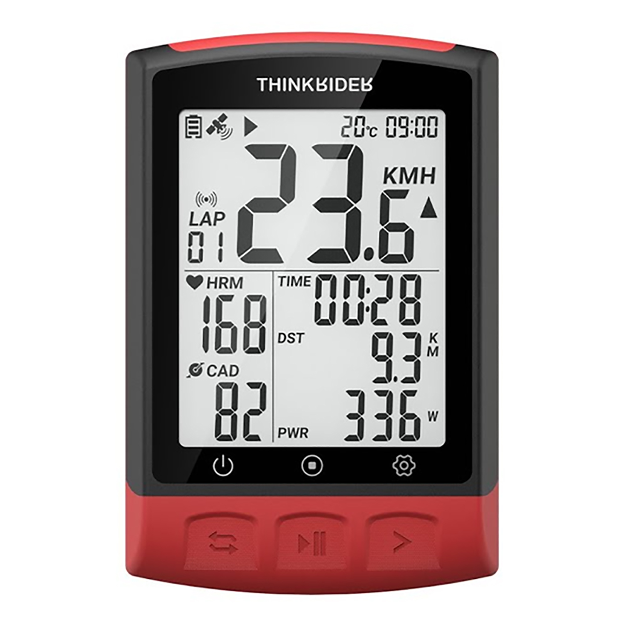 Ciclocomputador Thinkrider Bc108 Ipx7 Gps Bluetooth