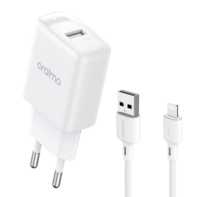 Cargador De Pared + Cable Usb - Lightning Oraimo Eu 2a 10w