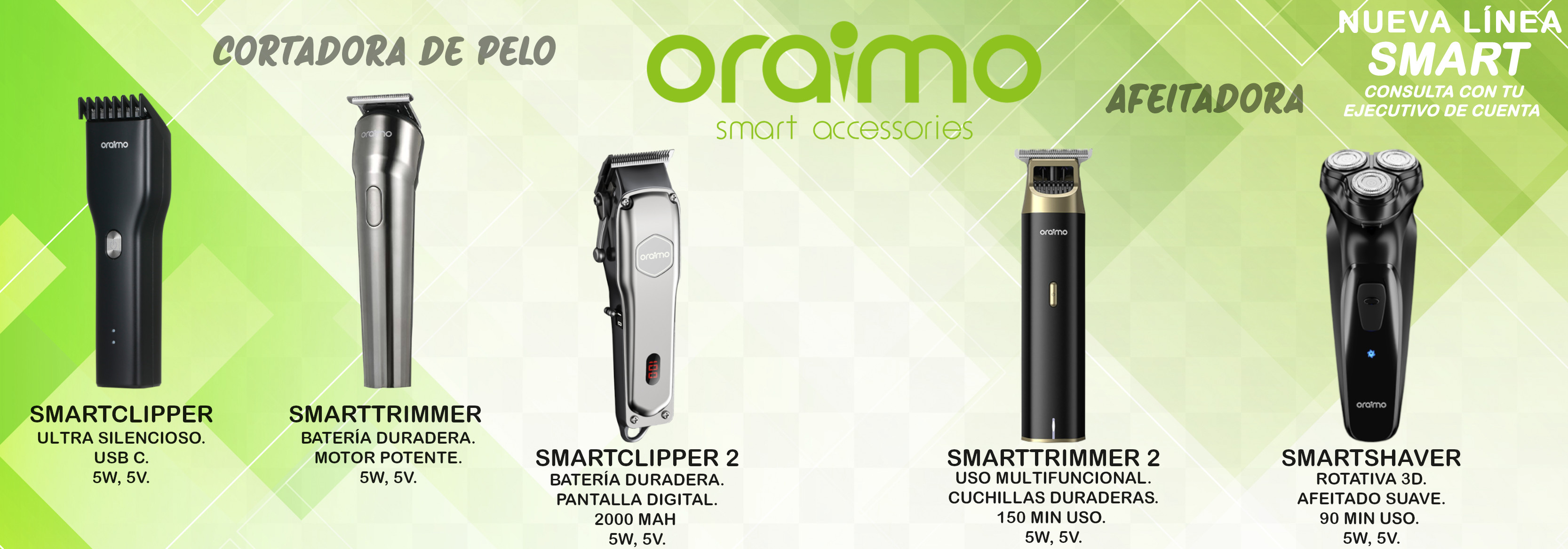 ORAIMO AFEITADORAS 