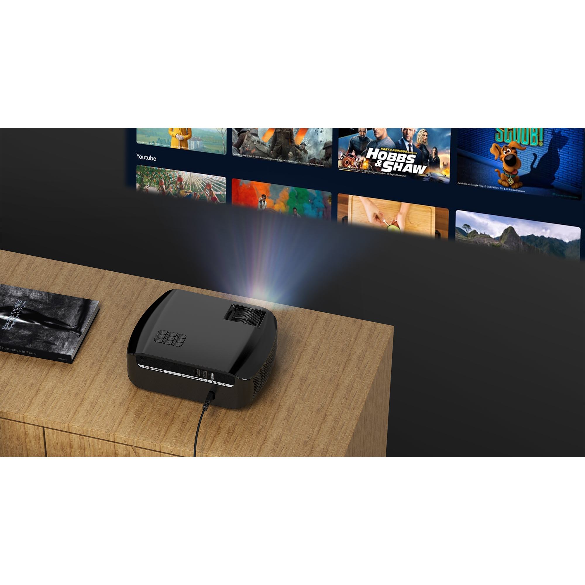 Proyector Vivibright F10 1080p Wifi 3800 Lúmenes