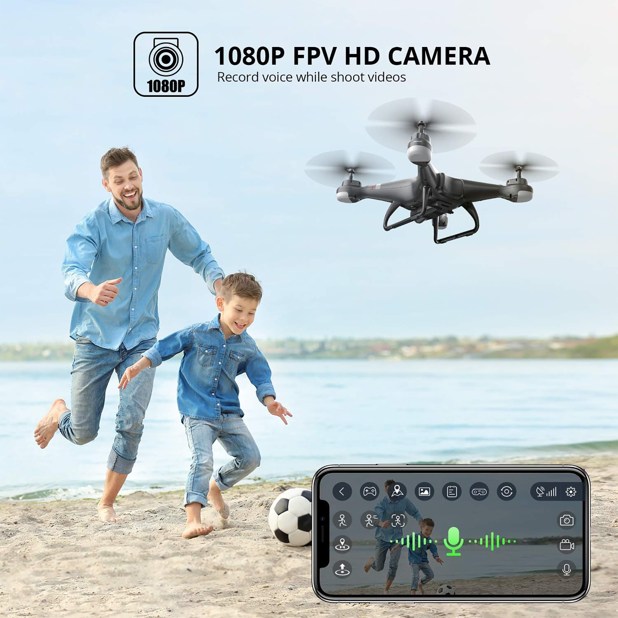 Drone Holy Stone Hs110g Gps Fhd 13min 300m