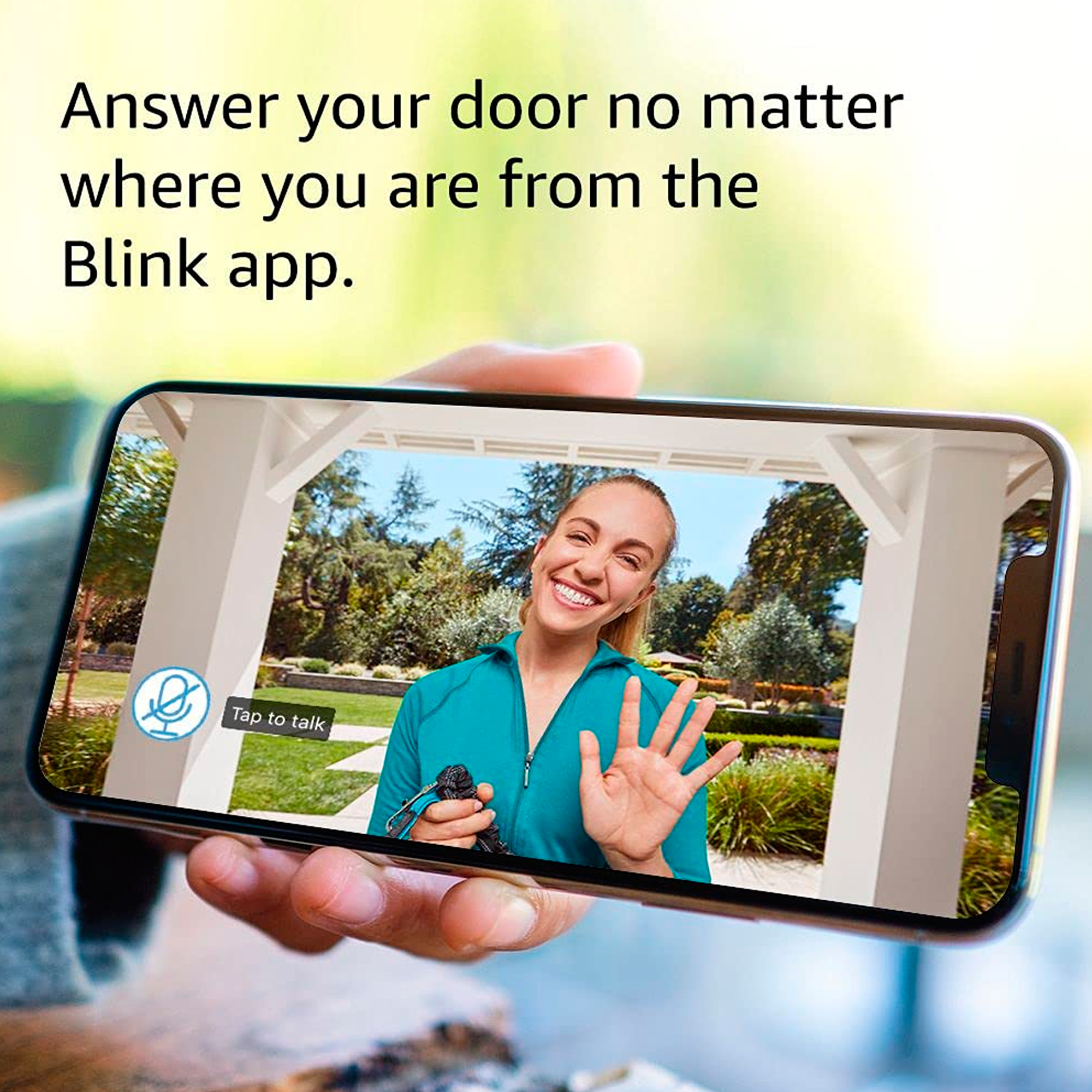 Timbre Con Video Blink Visión Nocturna Wifi 1080p