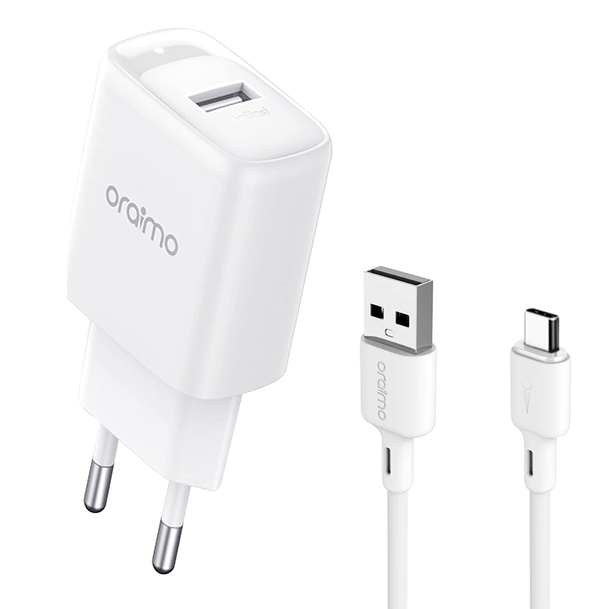 Cargador De Pared + Cable Usb - Usb C Oraimo Eu 2a 10w