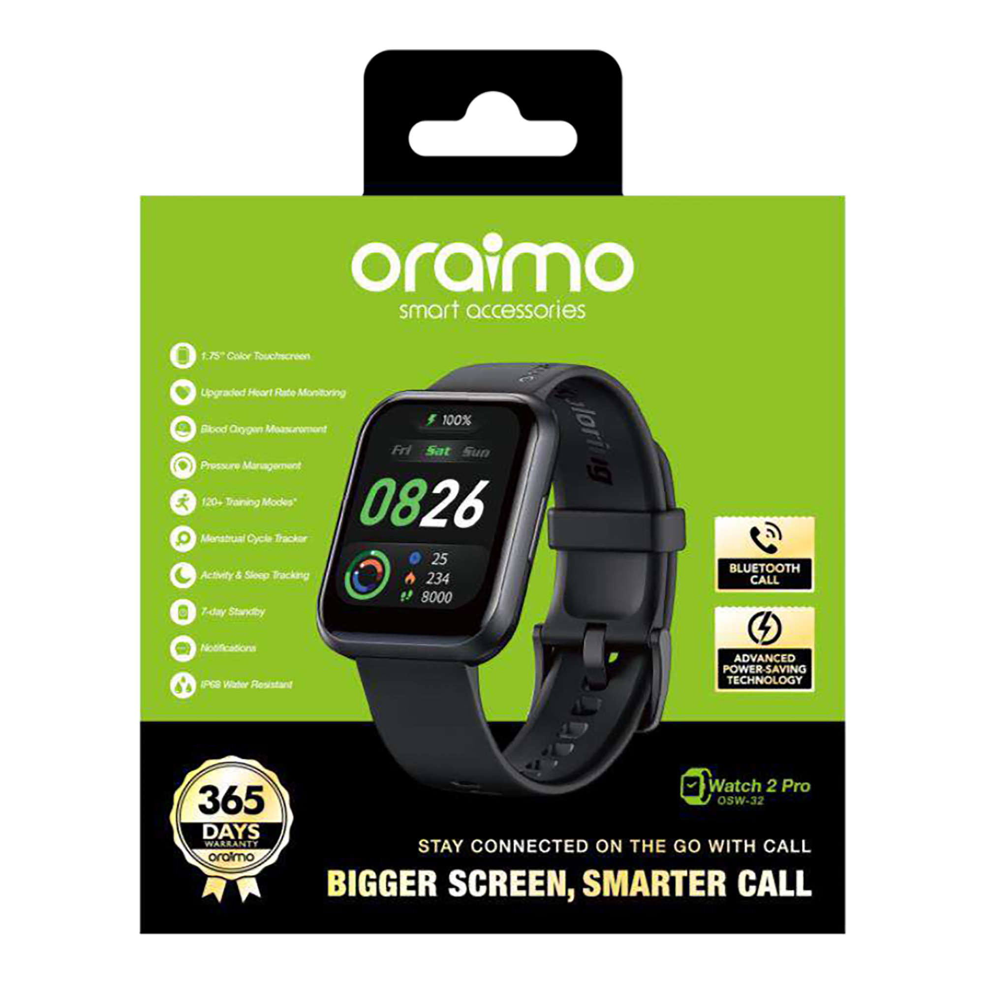Reloj Inteligente Oraimo Watch 2 Pro Ip68 Bluetooth