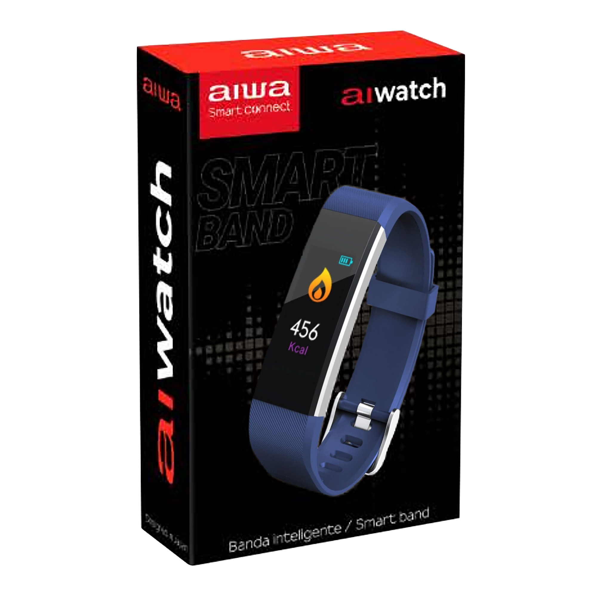 Reloj Inteligente Aiwa Aws115 Ip67 0,96'' - Azul