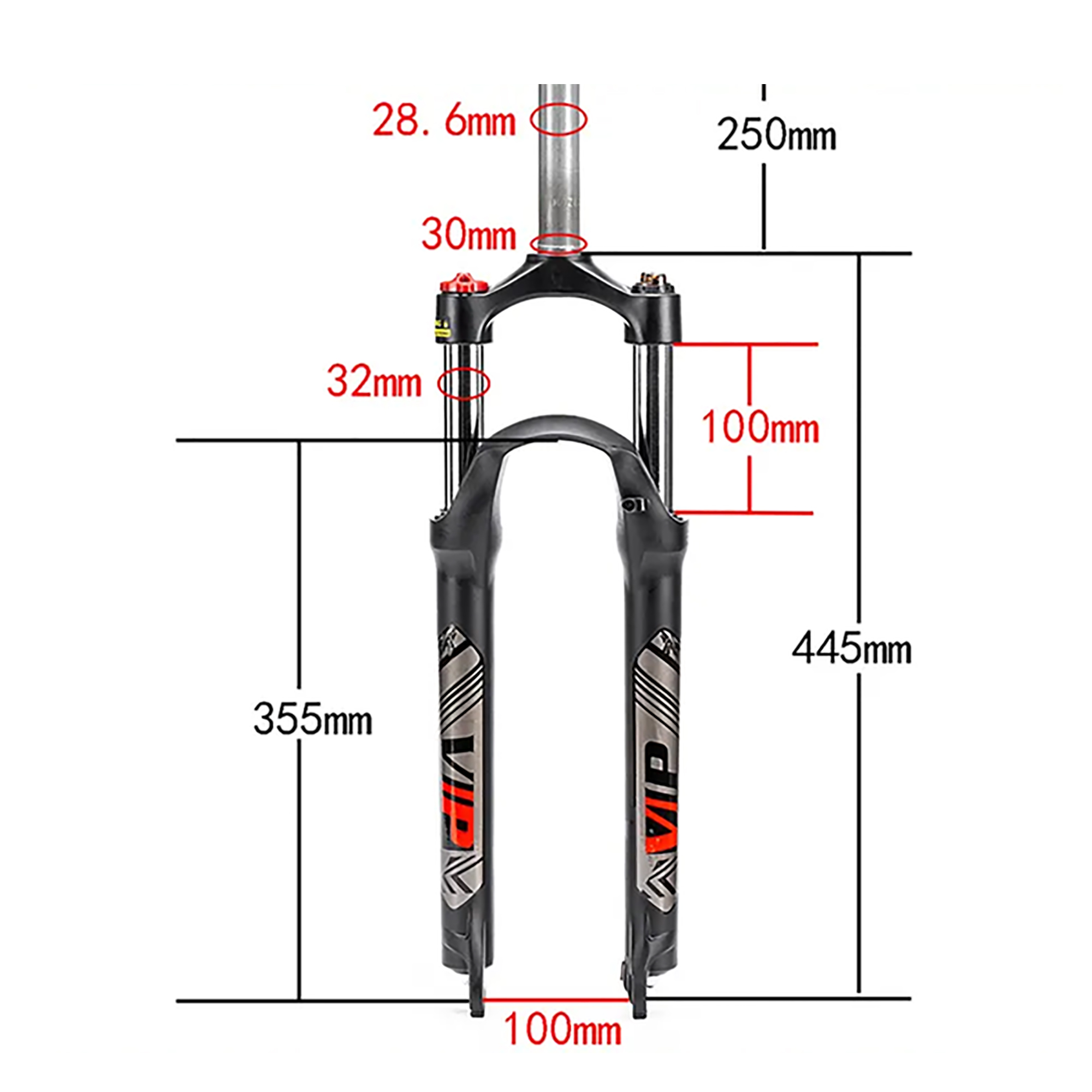 Horquilla Delantera Para Bicicleta Mtb 26'' Bucklos