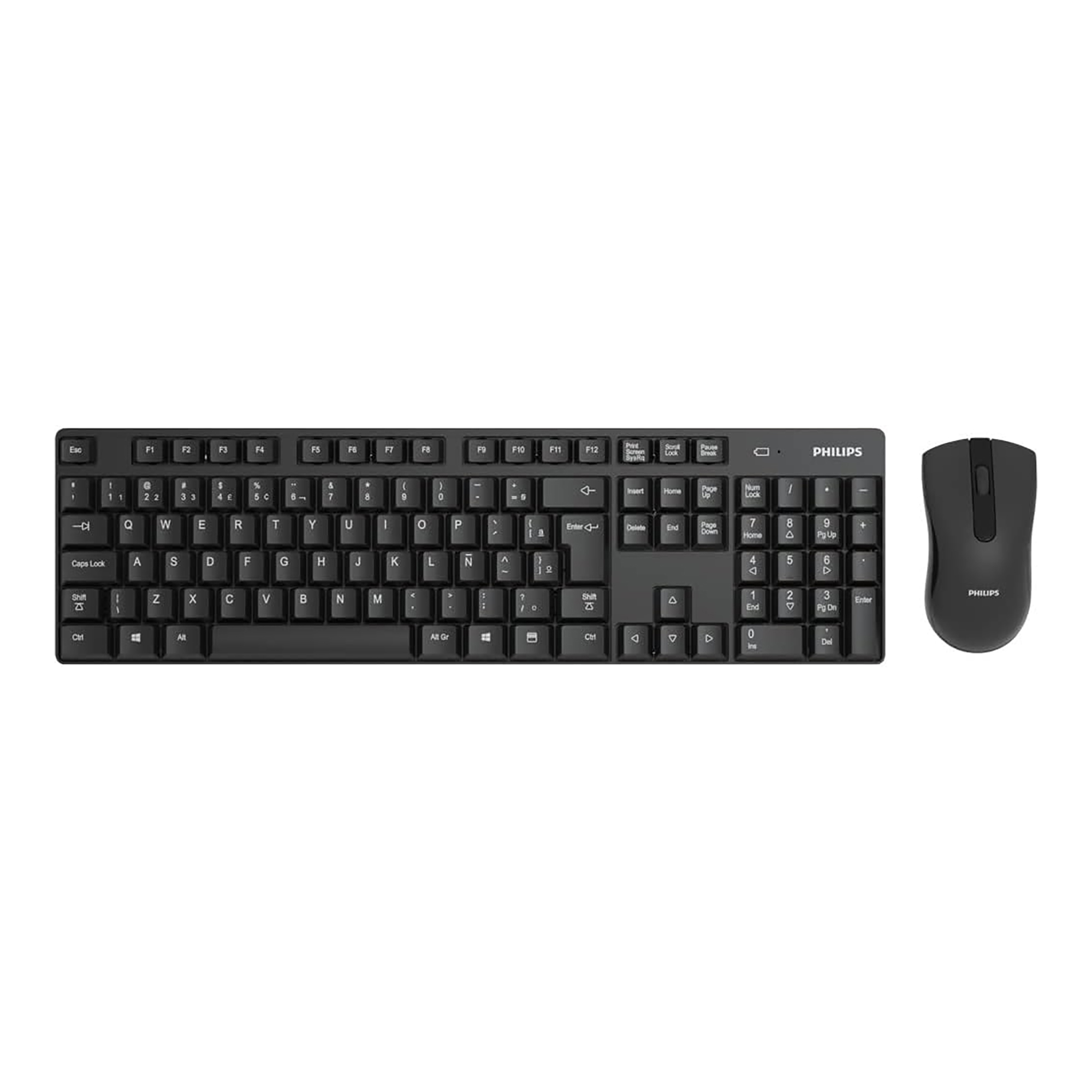 Mouse Y Teclado Inalmbricos Philips Spt6501b 2,4ghz