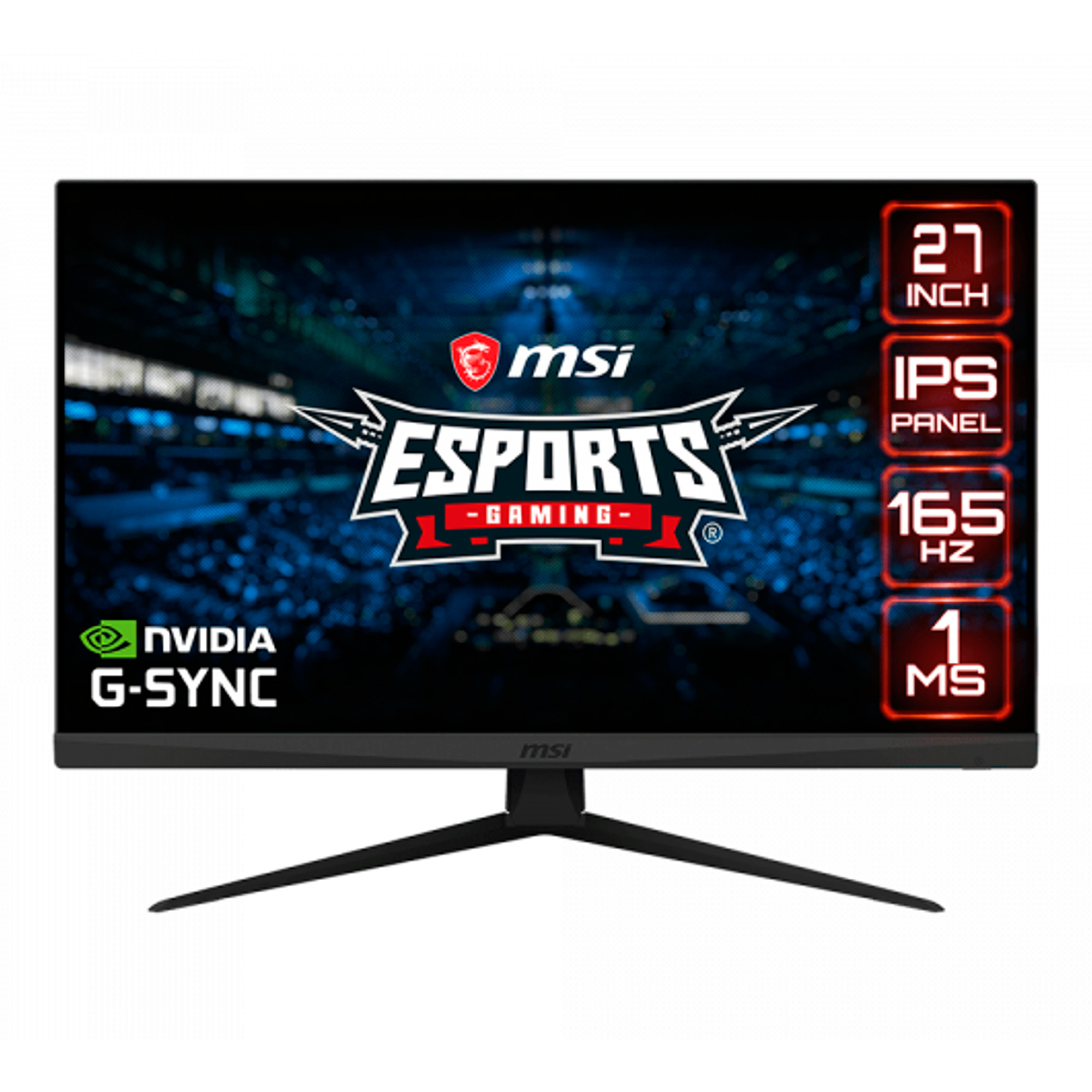 Monitor gamer Plano Msi 27 G273 Ips Fhd 165hz