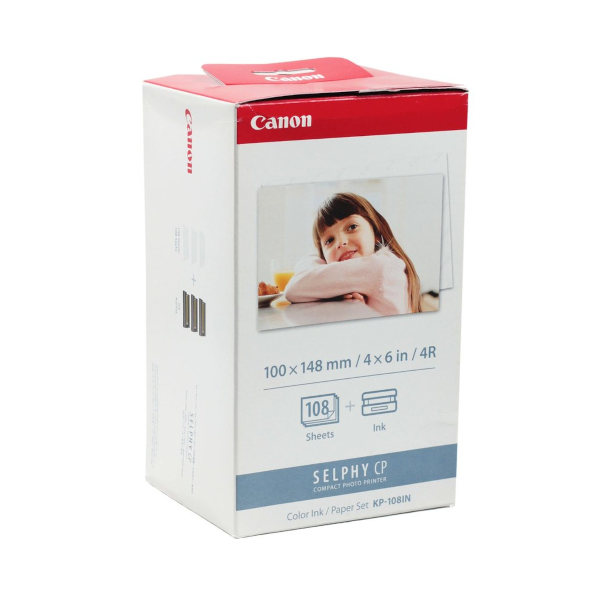 Kit Canon Cartucho Tinta KP-108IN Con Papel Trmico 4x6 108 Hojas