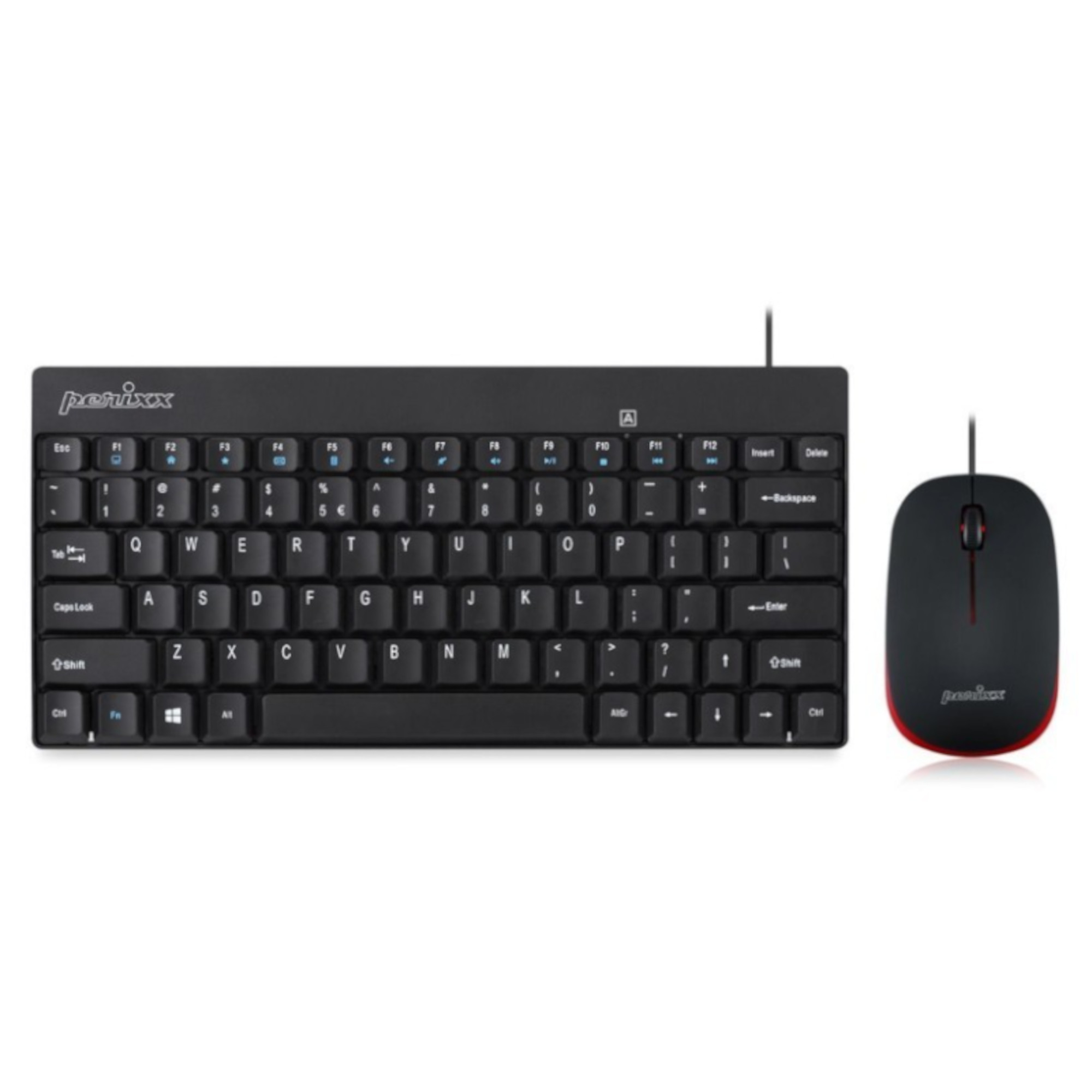 Combo Mouse Y Teclado Cableados Perixx 212 Espaol