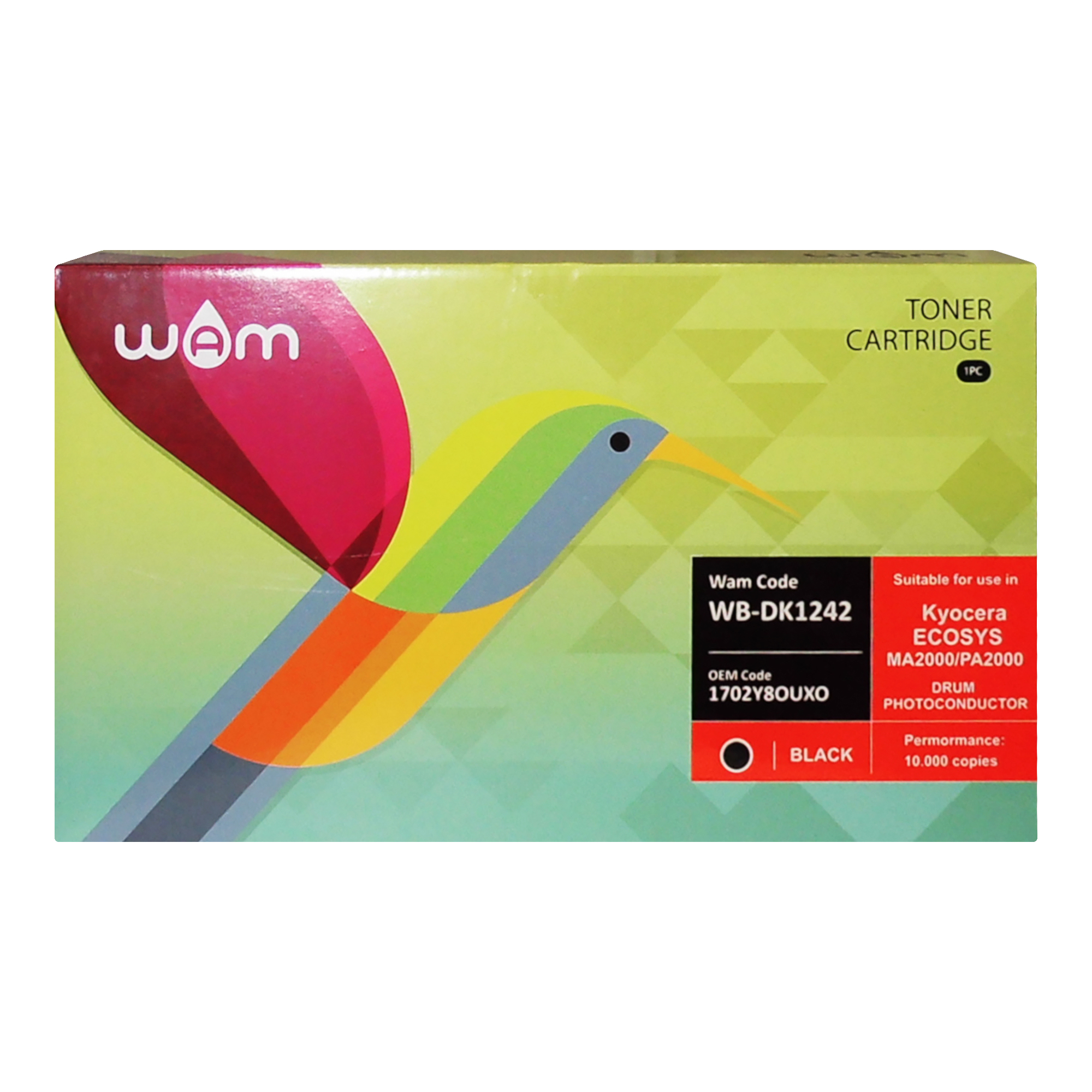 Cilindro Compatible Kyocera Wb-dk1242 Negro