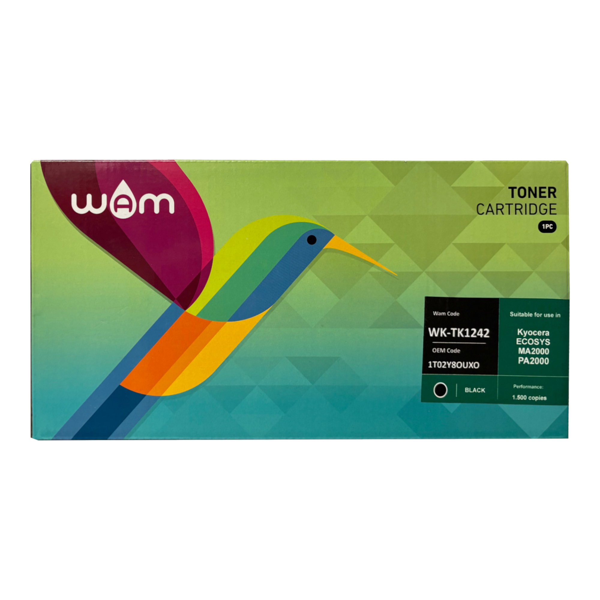 Toner Compatible Wk-tk1242 Para Kyocera 1500 P�ginas