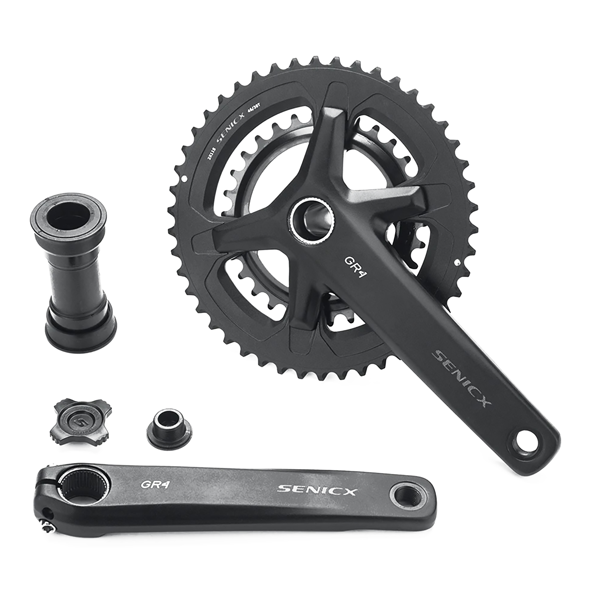 Gravel GR4 Senicx 11S/12S 175mm 44T Para Bicicleta De Carretera