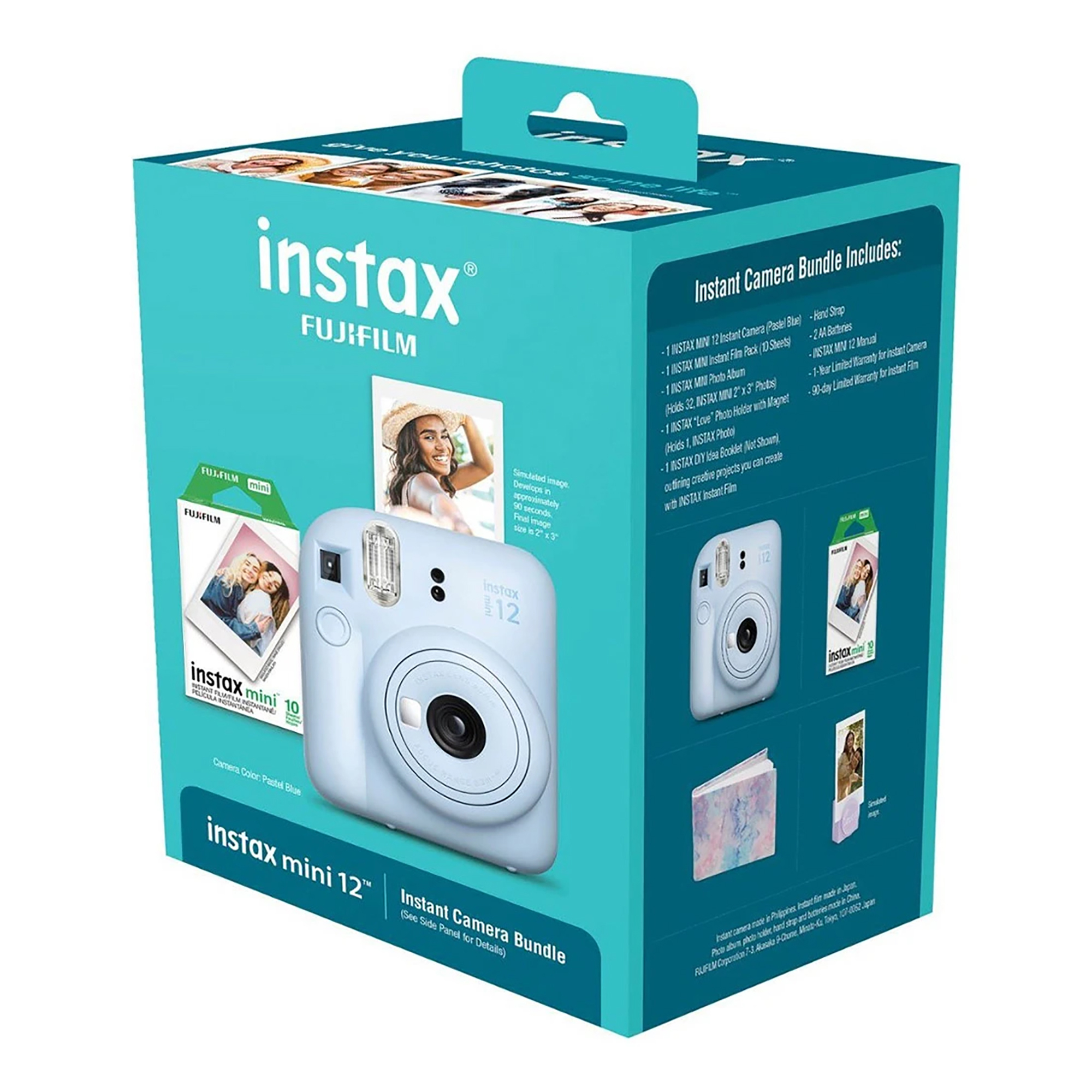 Cmara Fujifilm Instax Mini 12 Bundle Fotos Instantneas