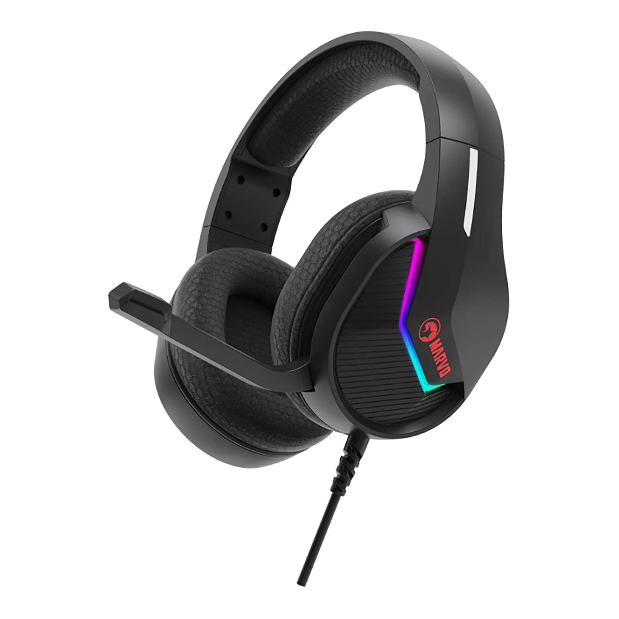 Auriculares Gaming USB Marvo H8618 RGB PC