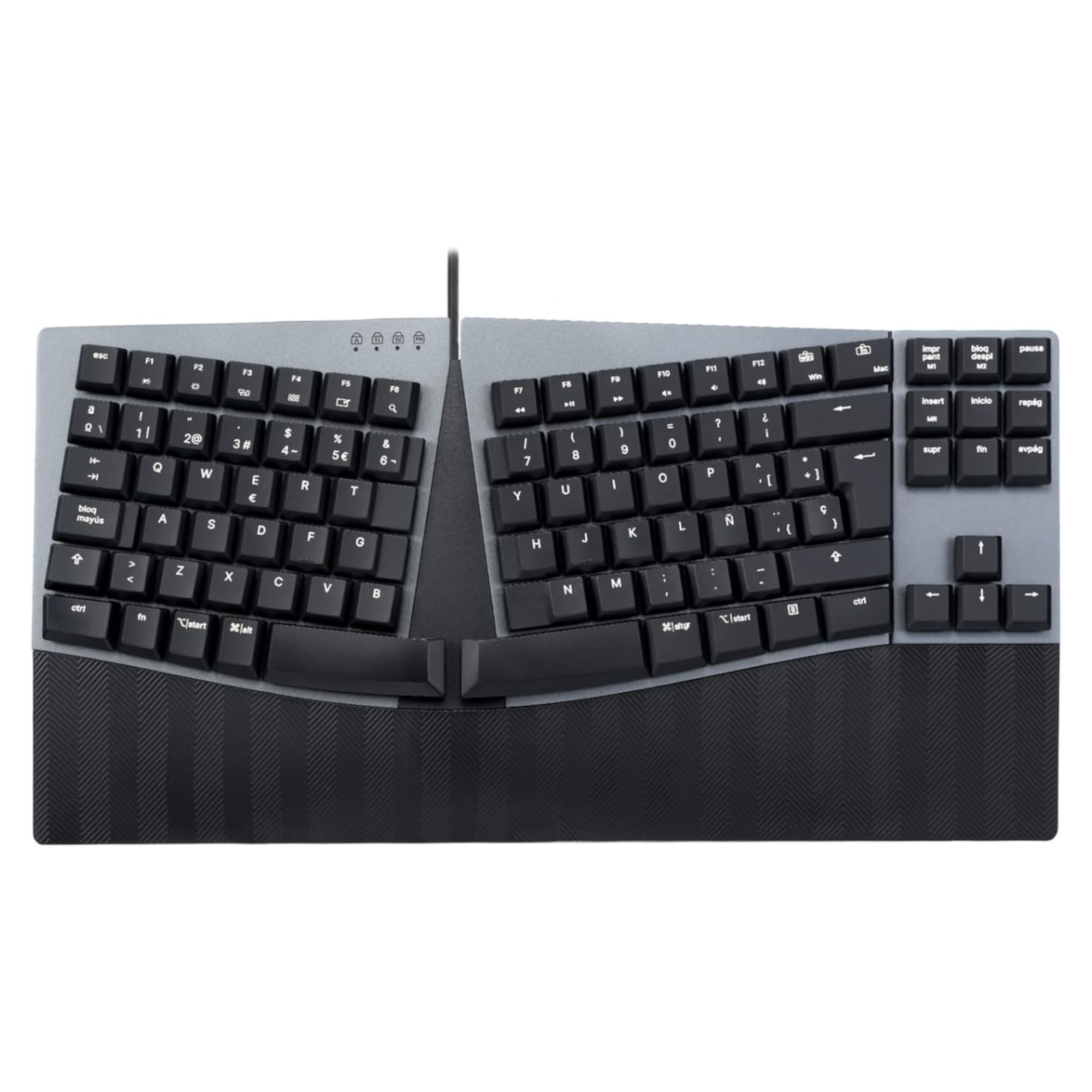 Teclado Ergonmico Usb Perixx 335 Multimedia Espaol