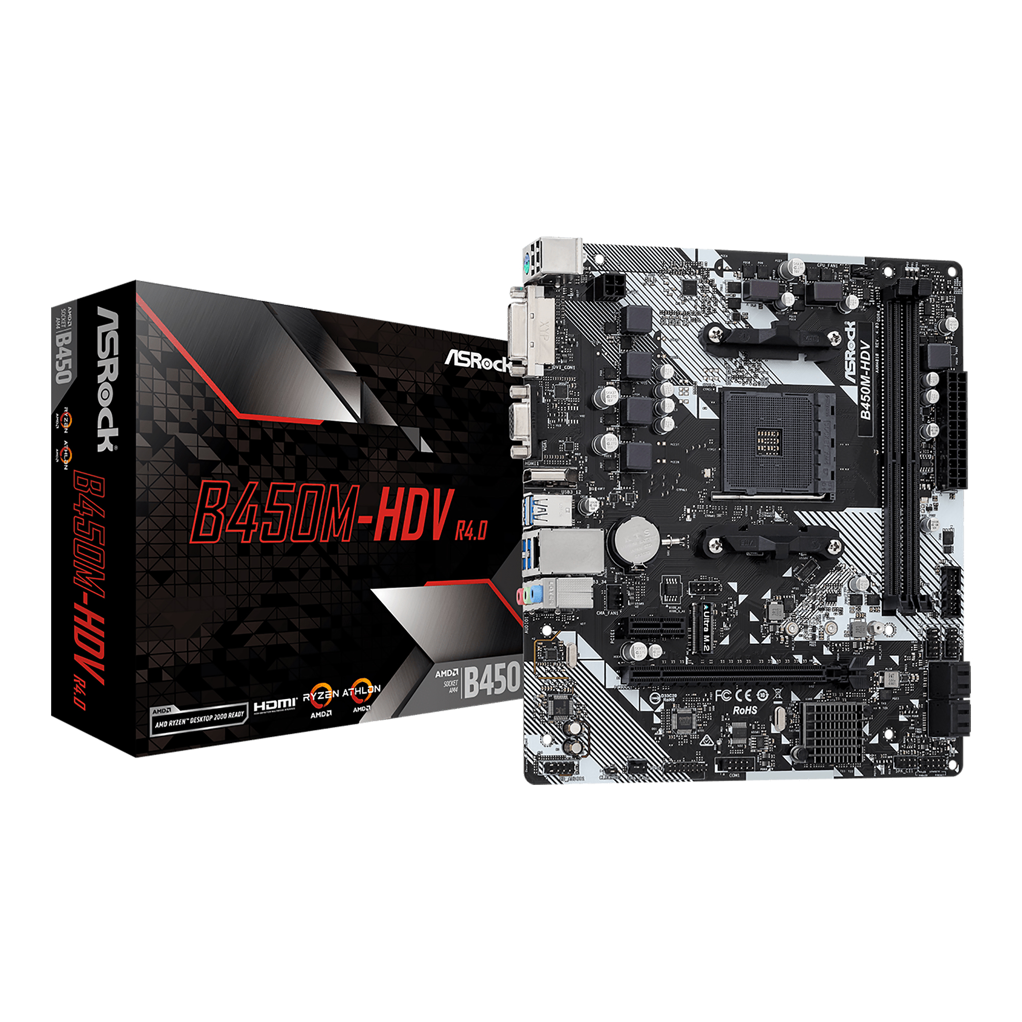 Tarjeta Madre Asrock B450M-HDV R4.0 Socket AM4