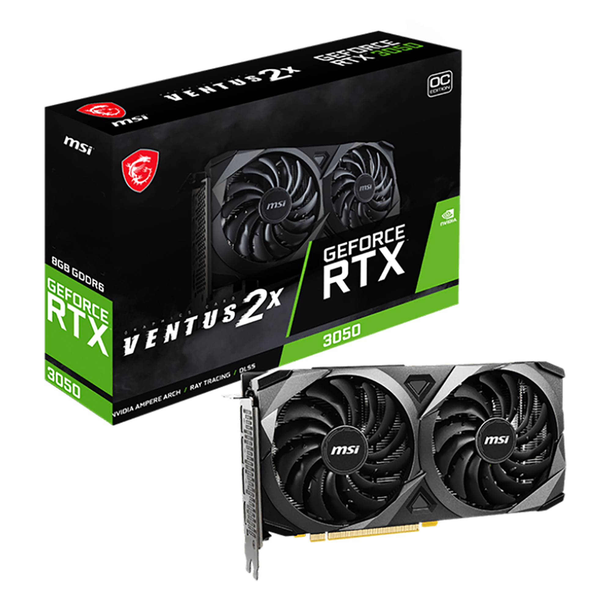 Tarjeta de Video Msi Nvidia GeForce RTX3050 8gb