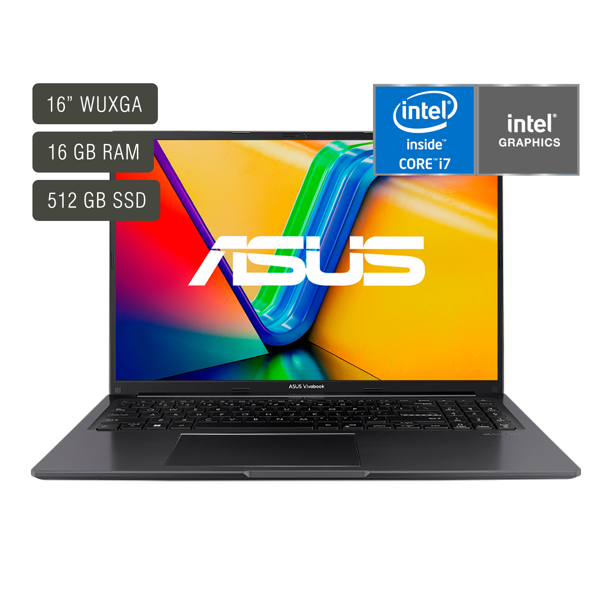 Notebook Asus Vivobook 16'' Core I7 16gb 512gb Win11 Pro