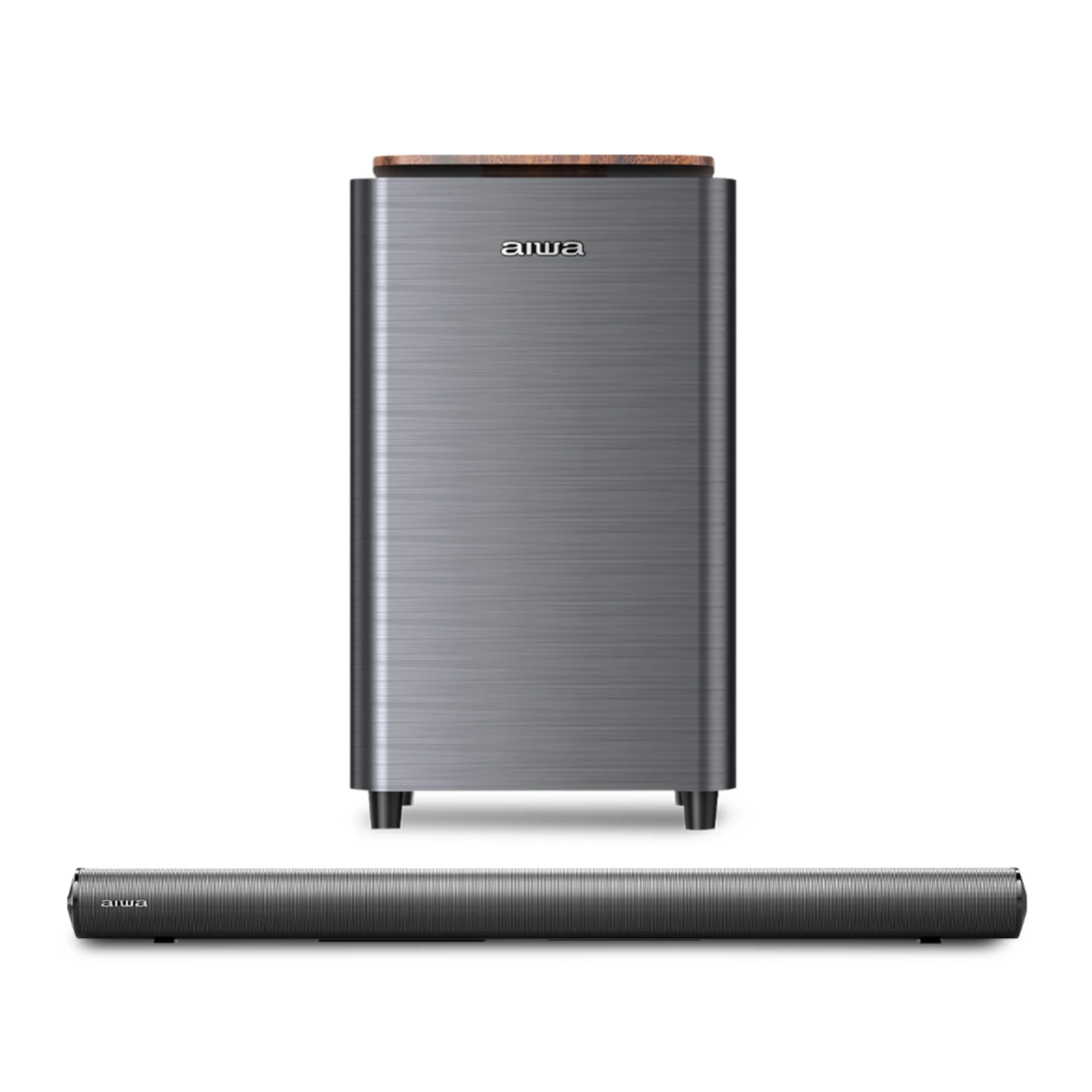 Barra De Sonido + Subwoofer Aiwa Awsbh23ww 160w