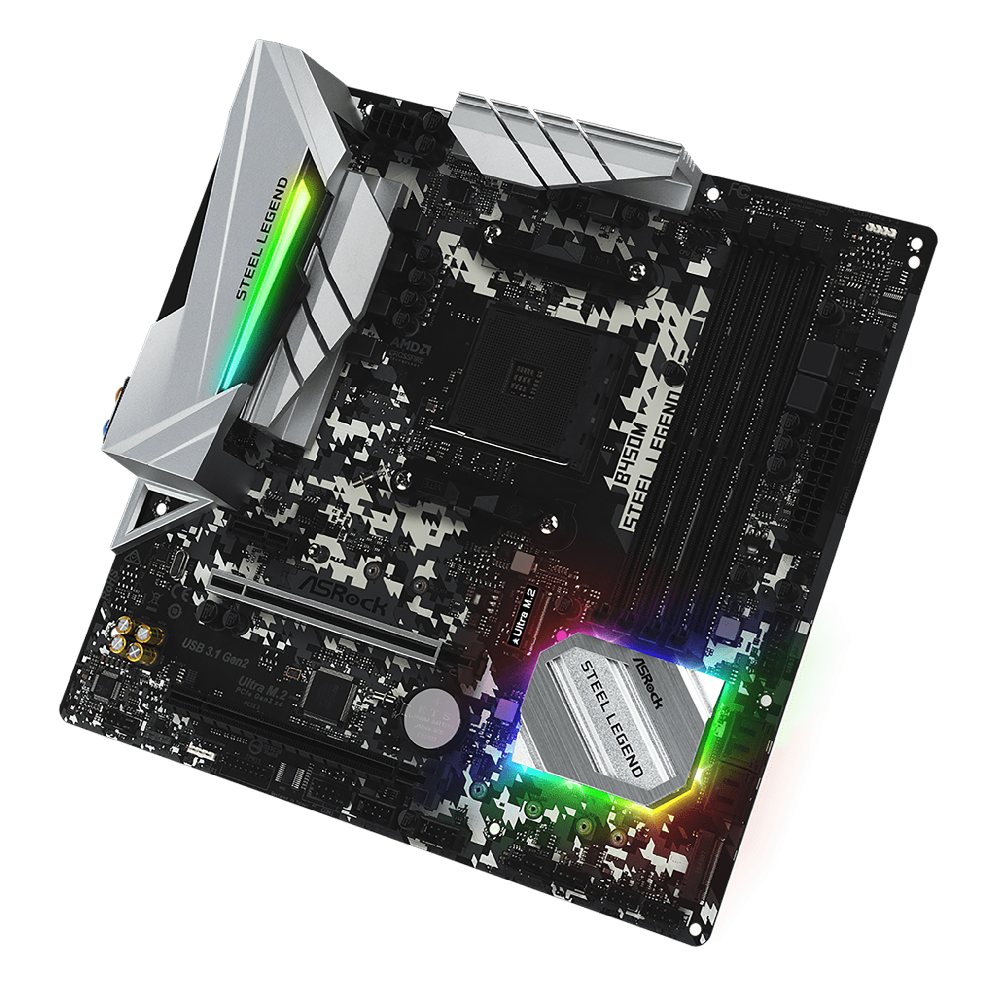 HexxuZ | Tarjeta Madre Asrock B450M Steel Legend Socket AM4