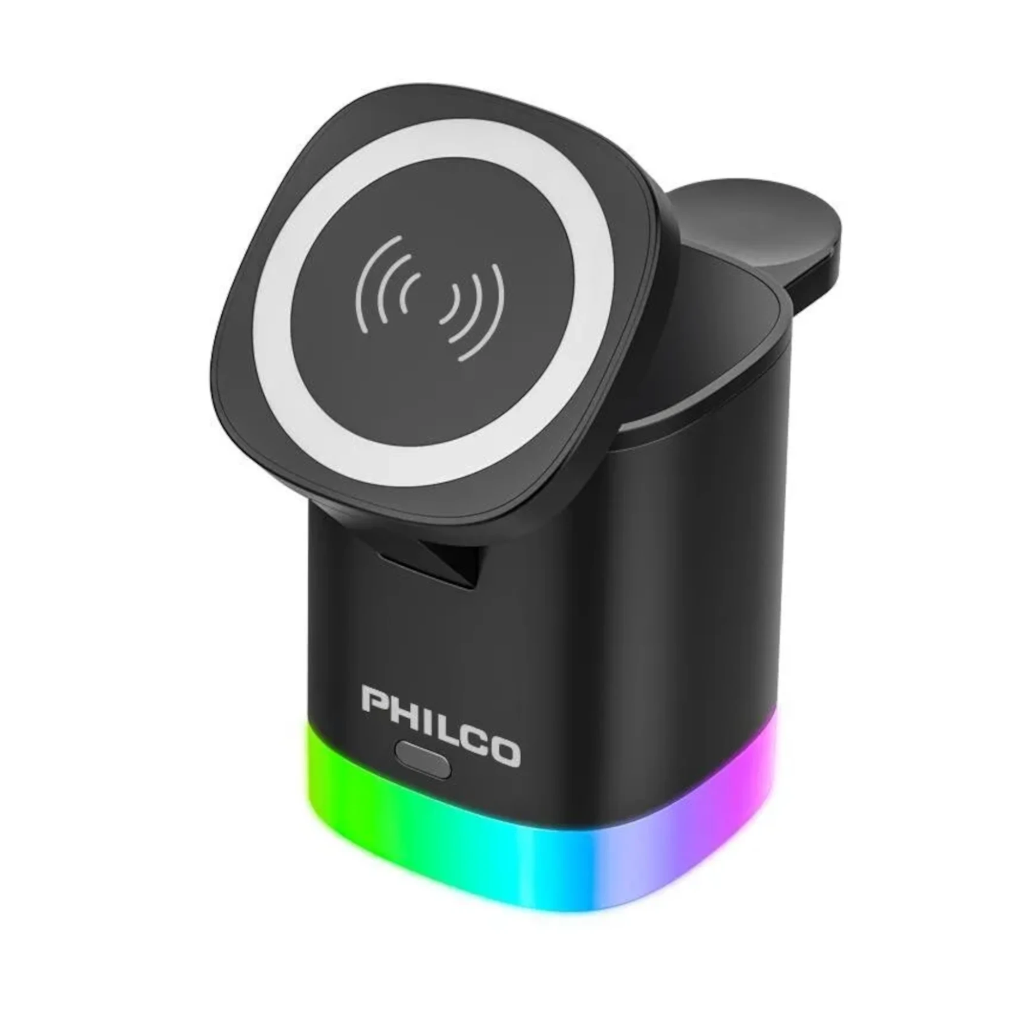Cargador Magntico Inalmbrico 3en1 Philco Pma3504 15W