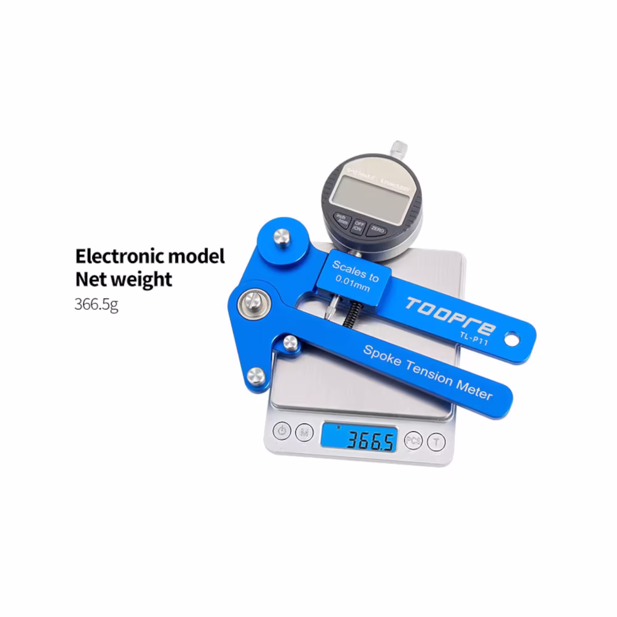 Medidor De Tensión Rayos Bicicleta Digital Toopre Tl-p11 -