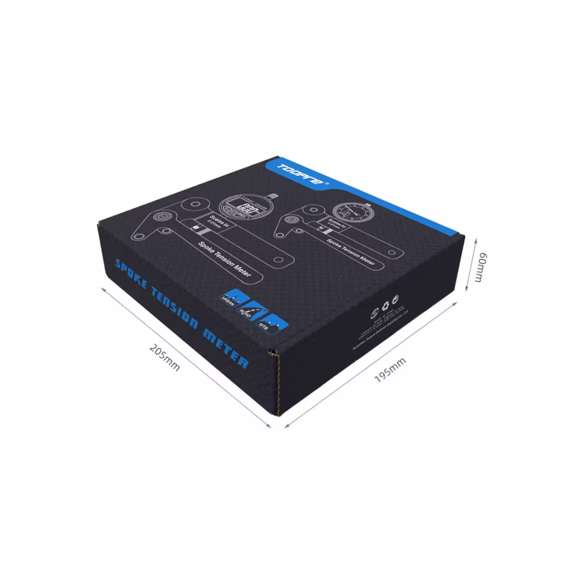Medidor De Tensión Rayos Bicicleta Digital Toopre Tl-p11 -
