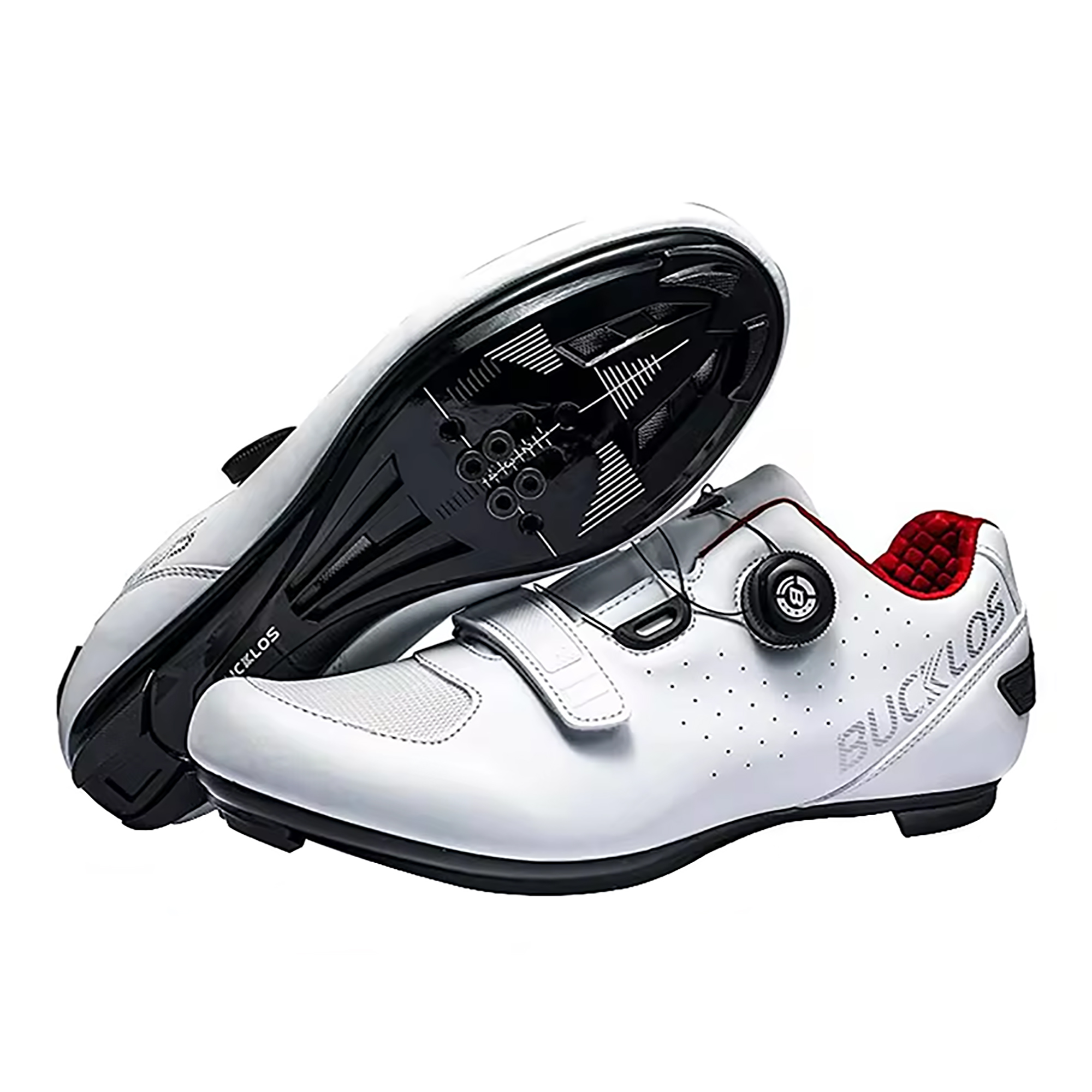 Zapatillas De Ciclismo Bucklos Transpirables Talle 44