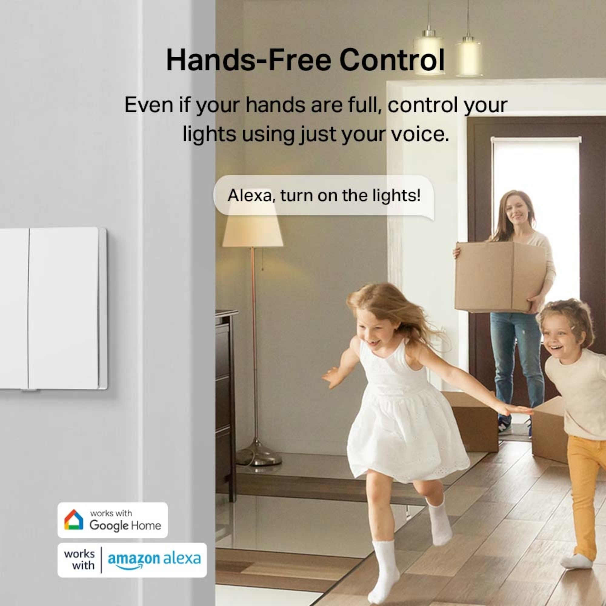 Interruptor Inteligente De Pared Para Luz Tp-Link Tapo S220