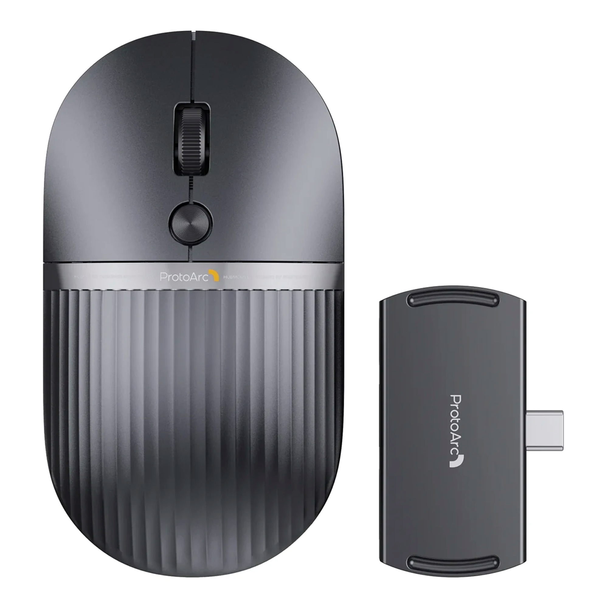2en1 Mouse Inalmbrico Con Hub ProtoArc Travel Hub Mouse
