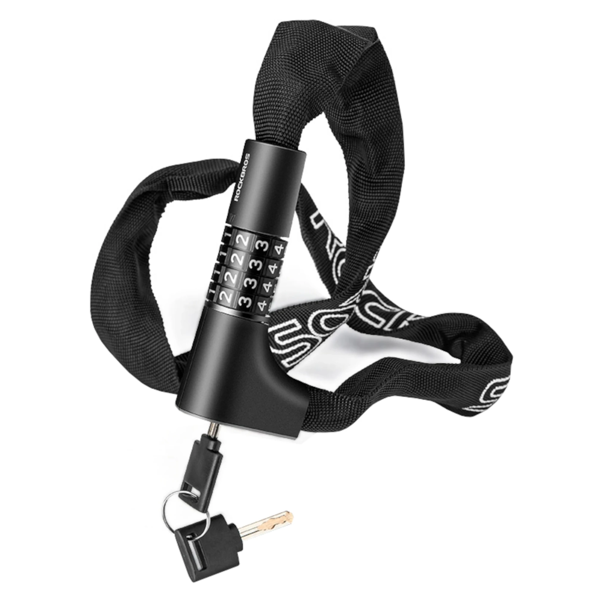 Tranca Para Bicicleta Rockbros Combinación Llave