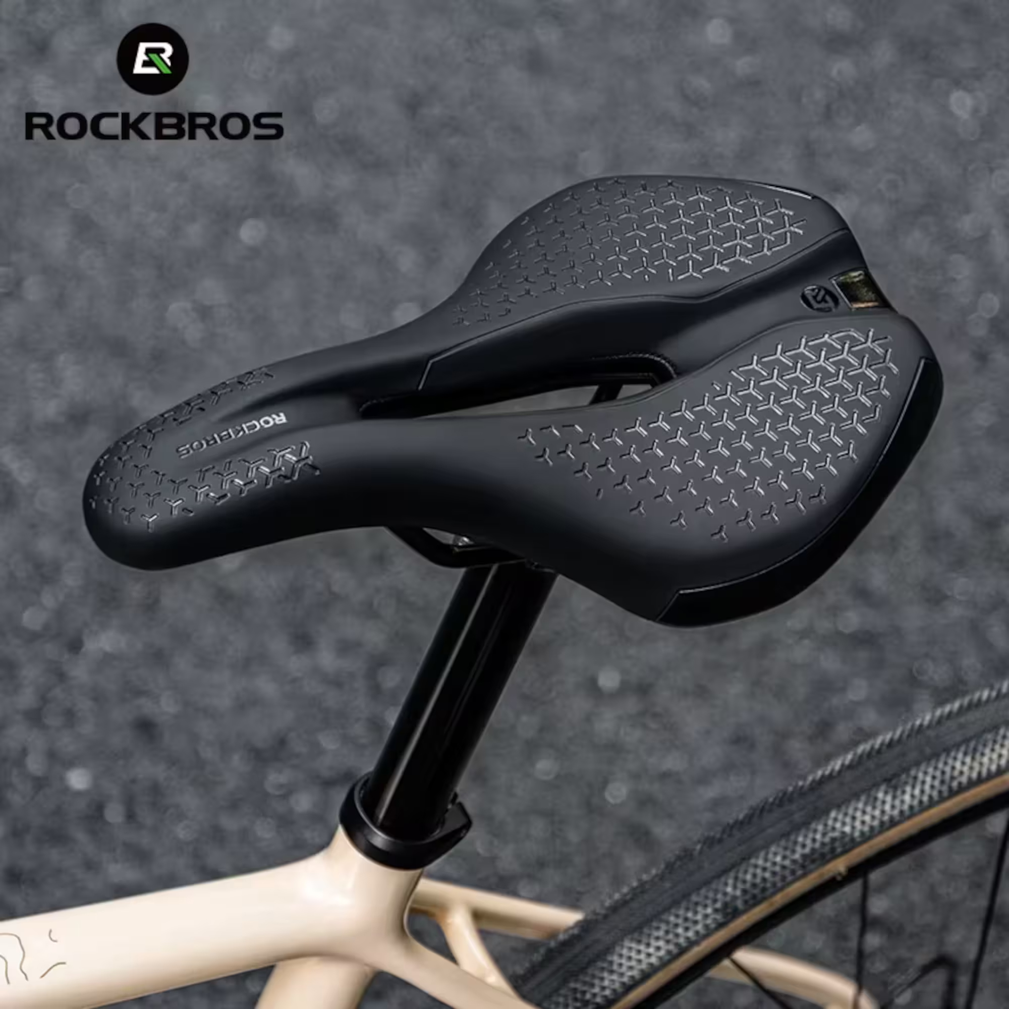 Asiento Rockbros Para Bicicleta Mtb Cuero Antideslizante