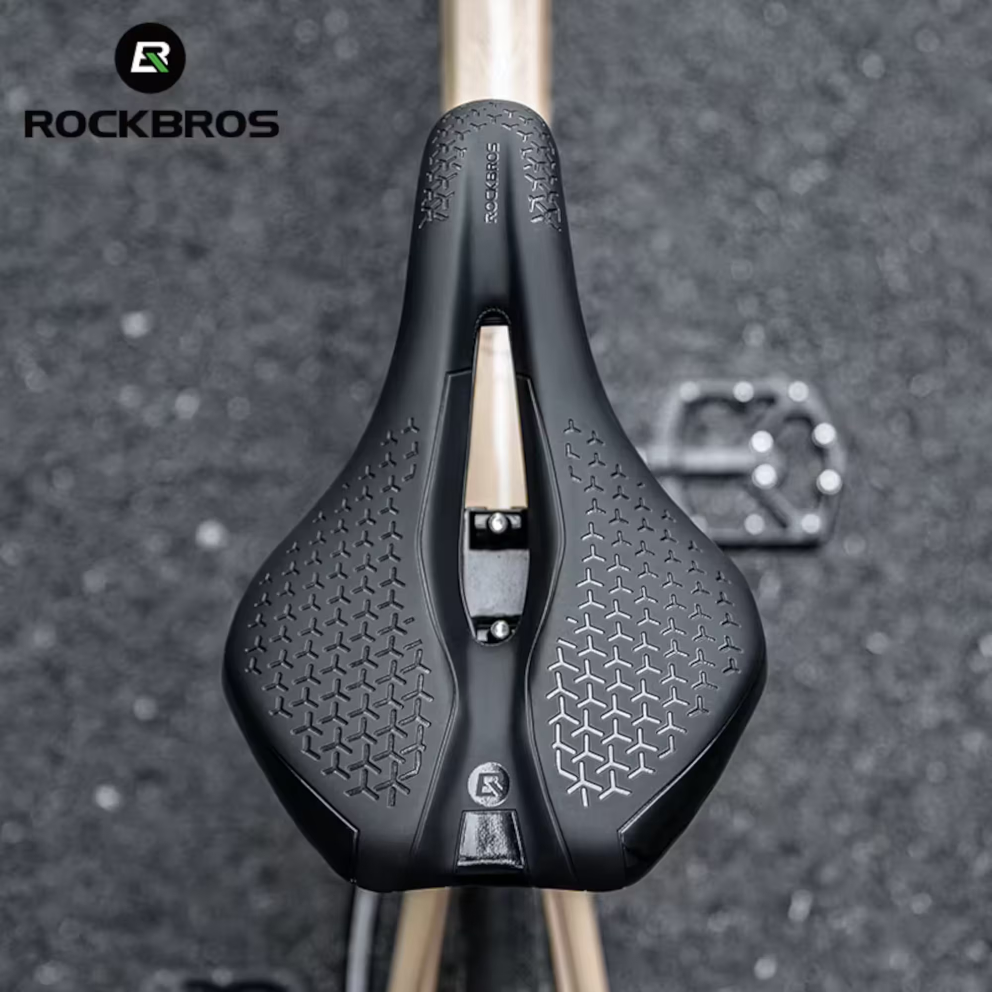Asiento Rockbros Para Bicicleta Mtb Cuero Antideslizante