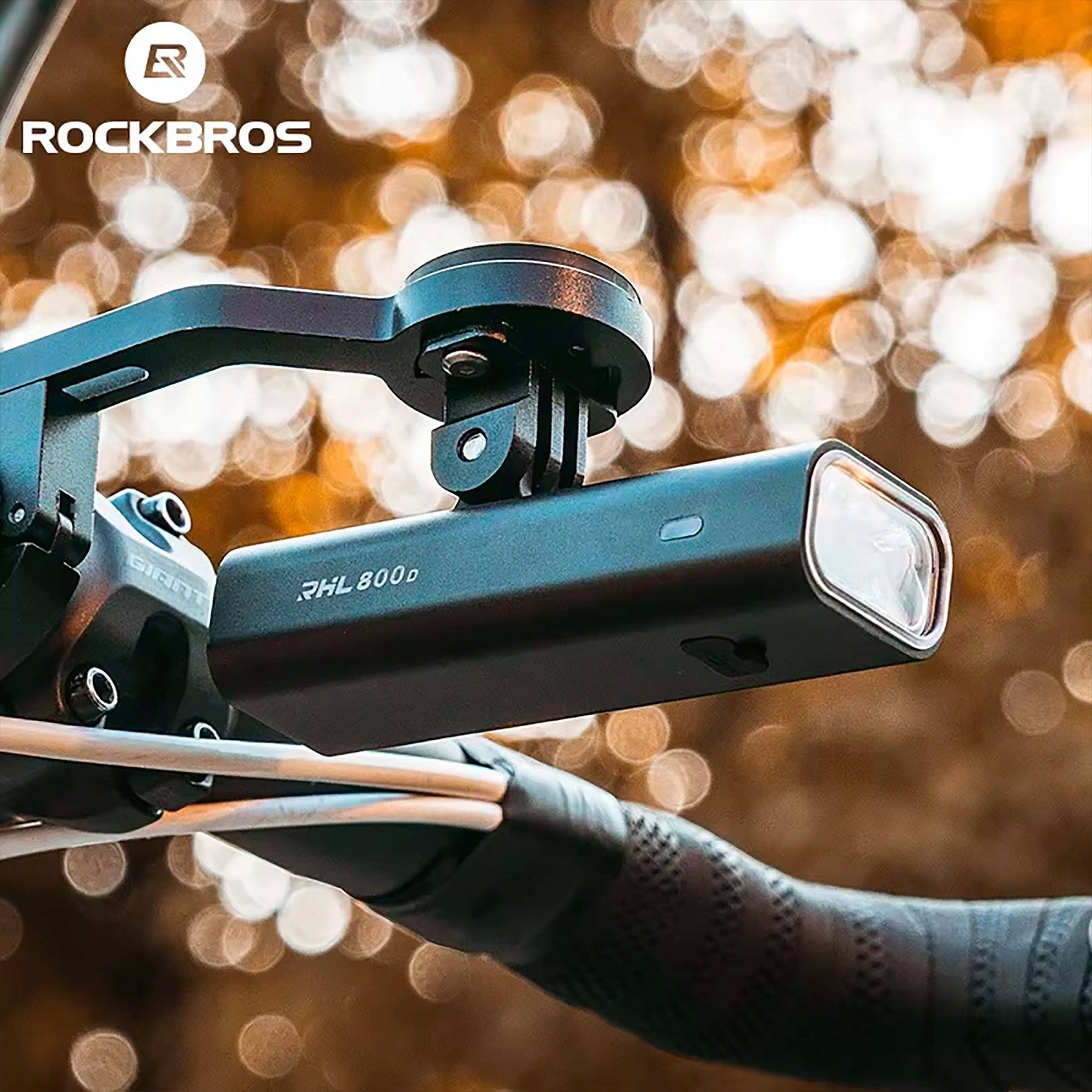 Linterna Led Rockbros Rhl400 Ipx6 400 Lúmenes