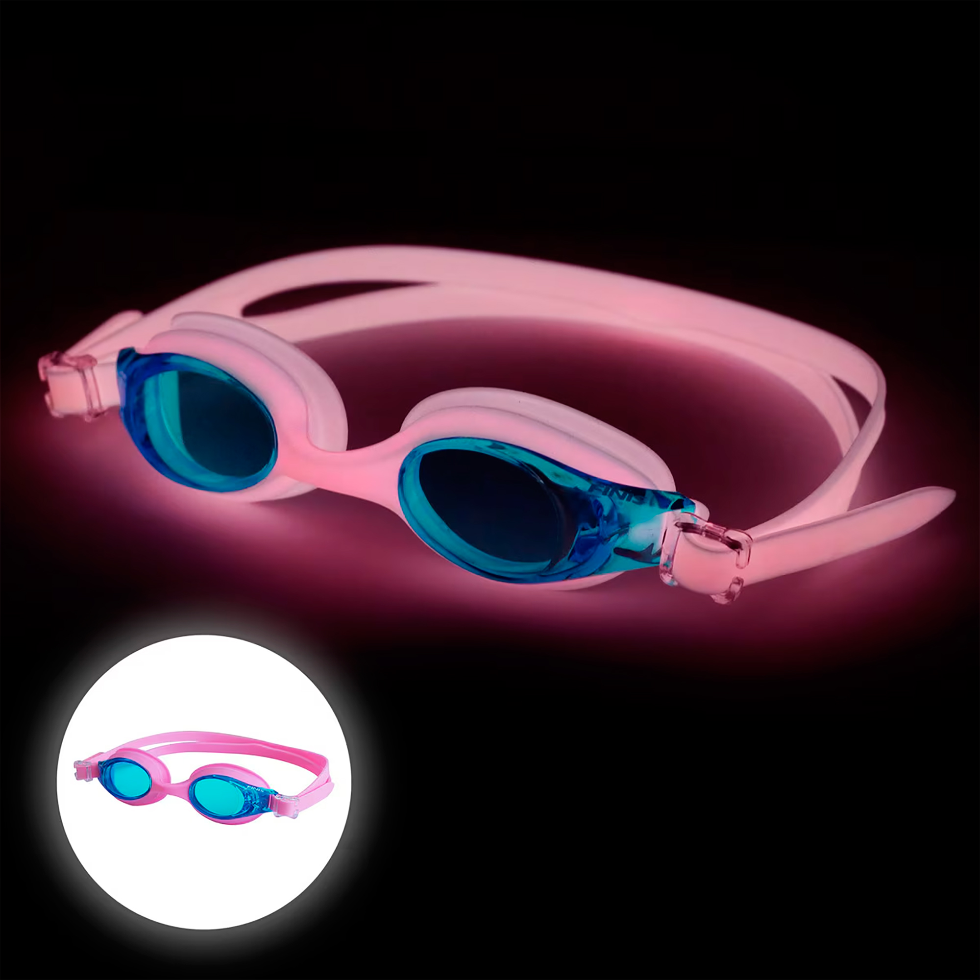 Lentes De Natacin Finis Flowglow Nio 4-12 Aos