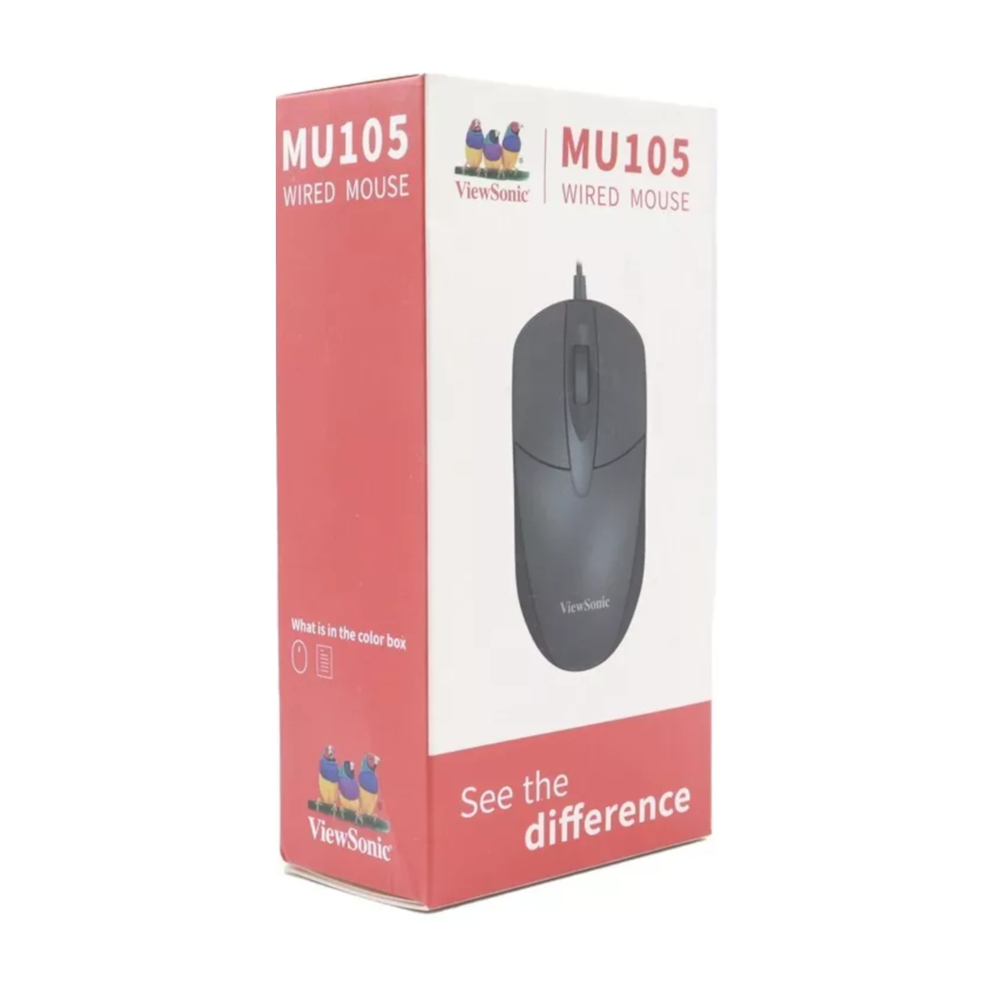 Mouse Cableado Usb ViewSonic Mu105 1000Dpi