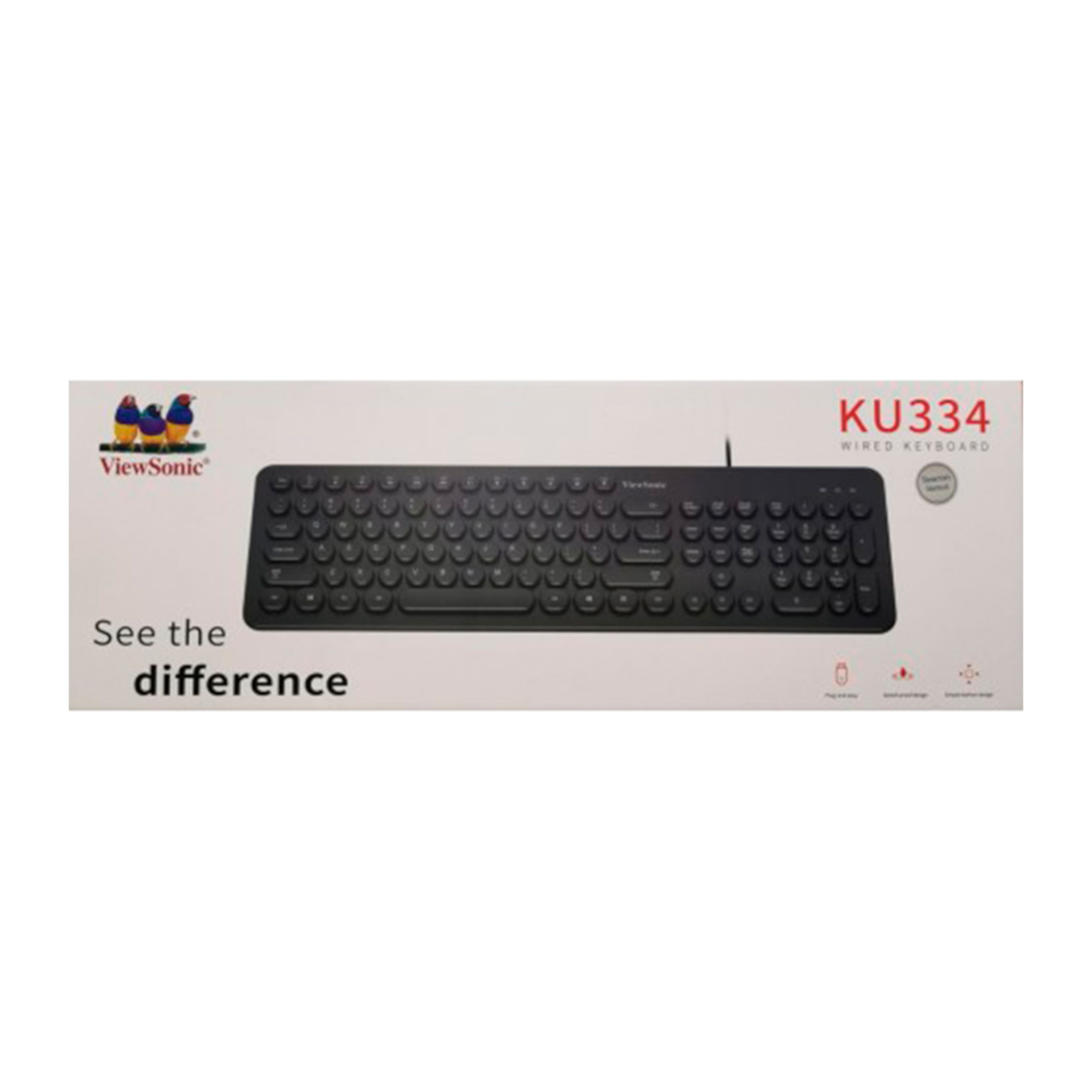 Teclado Usb ViewSonic Ku334 Español 
