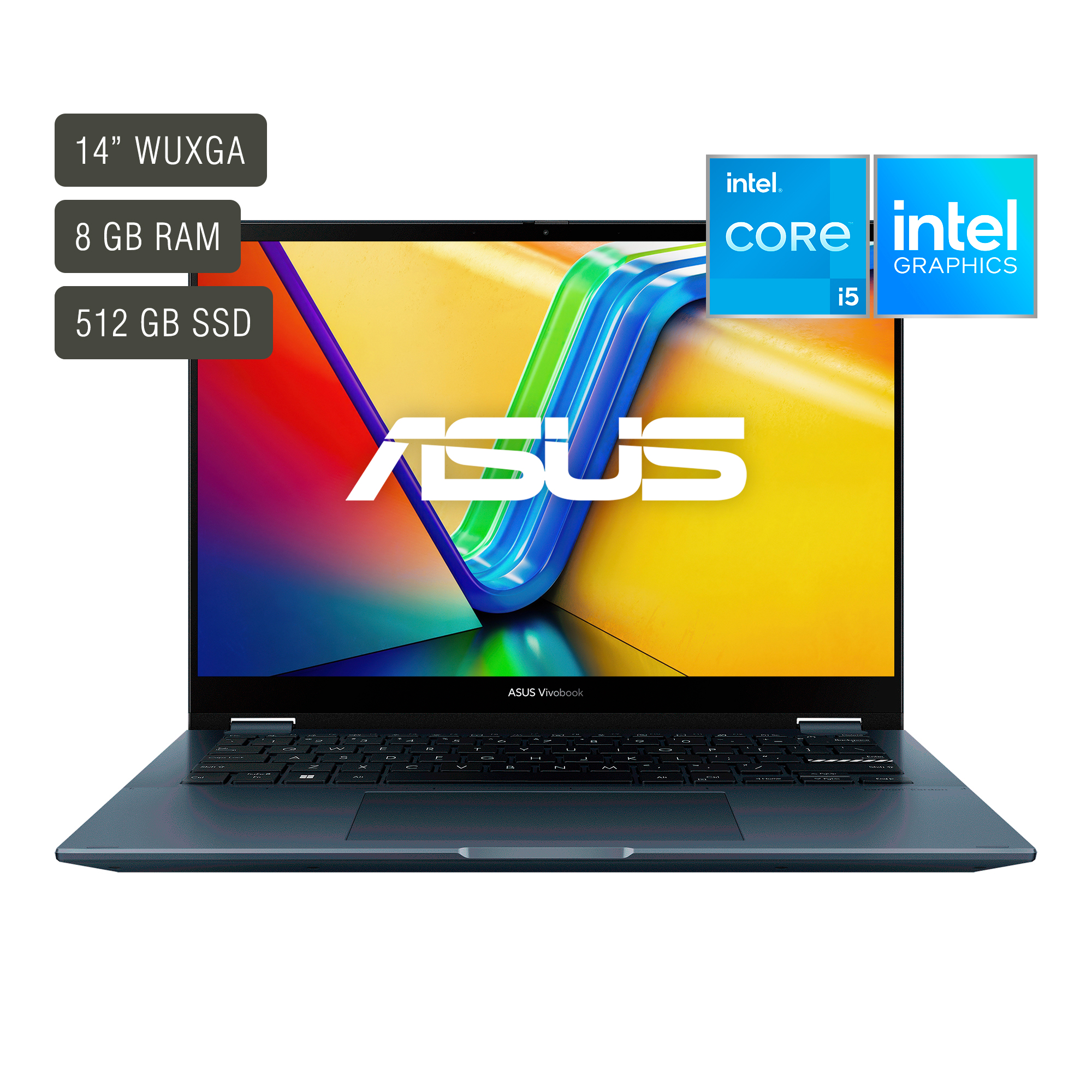 Notebook Asus Vivobook 14'' Tctil Core i5 8gb 512gb W11