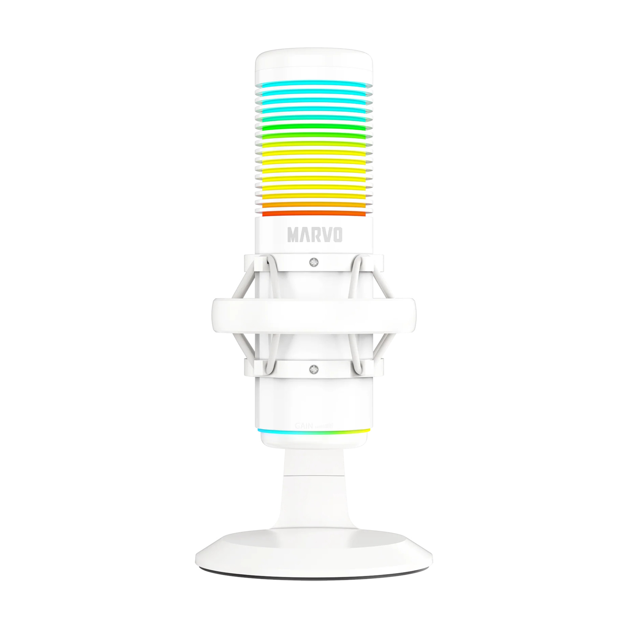 Micrfono Gaming Marvo Mic-07 Omnidireccional Con Iluminacin
