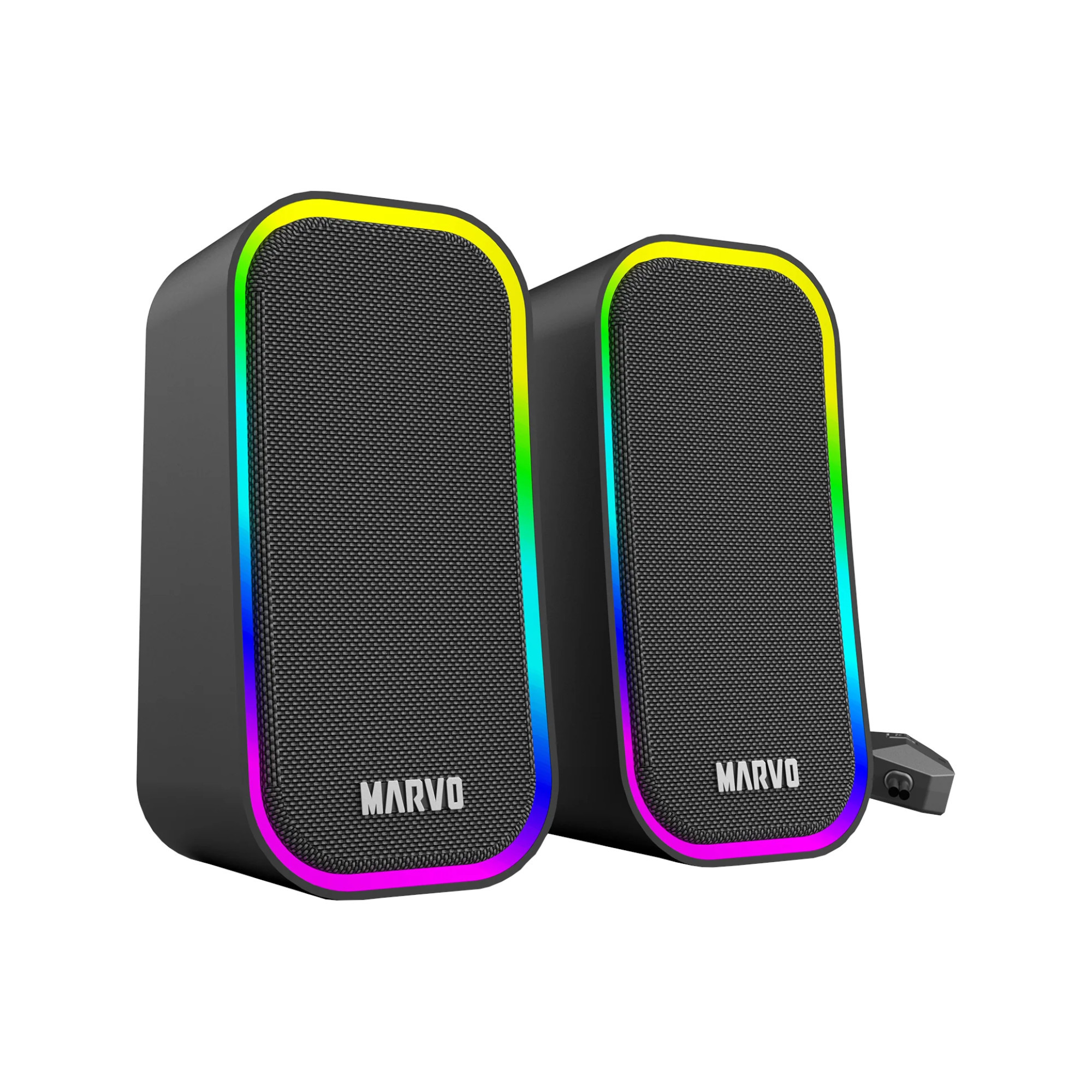 Parlantes Gaming Pc Marvo Sg-285 Con Iluminacin Rgb